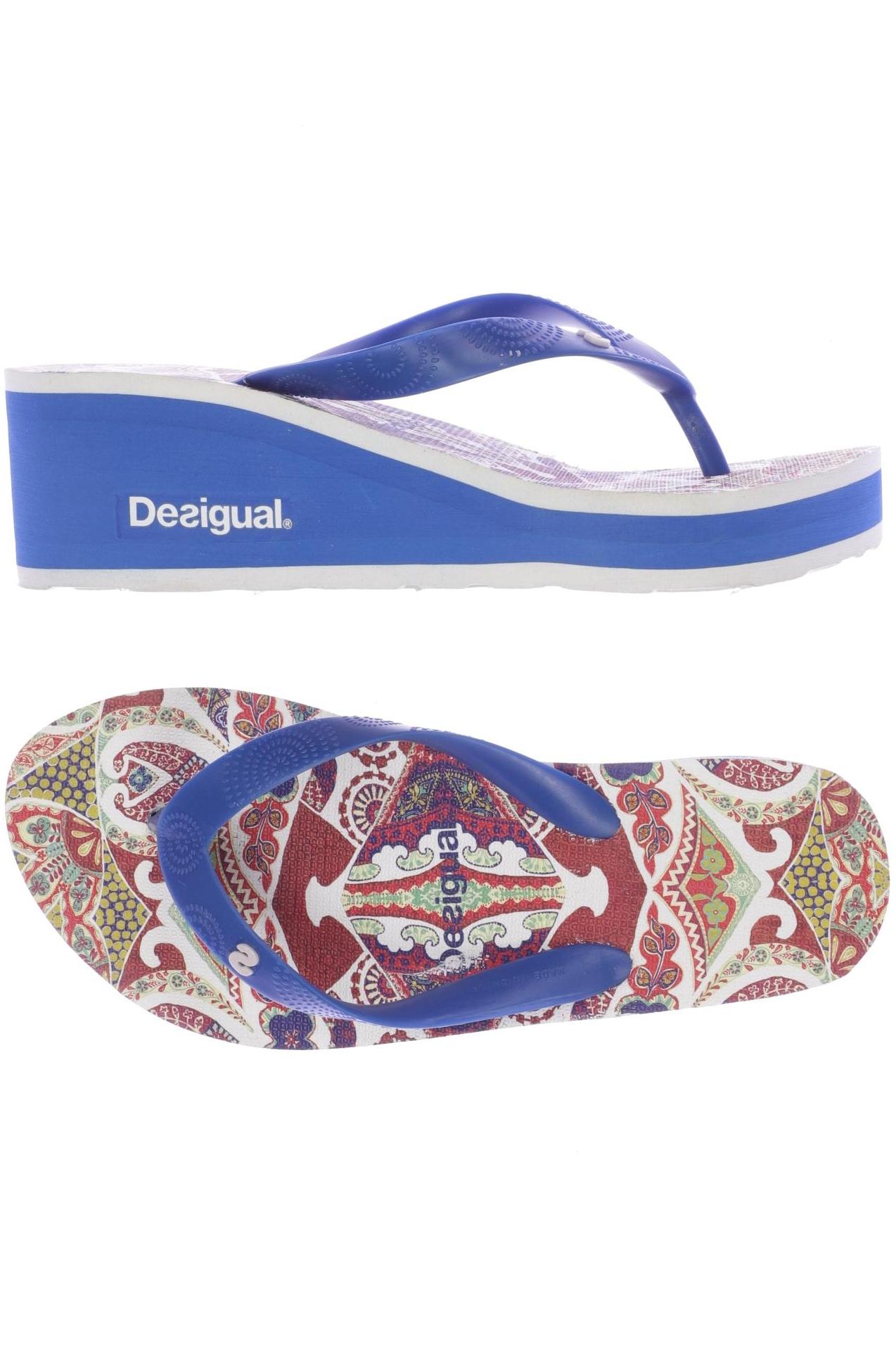 

Desigual Damen Sandale, blau, Gr. 37