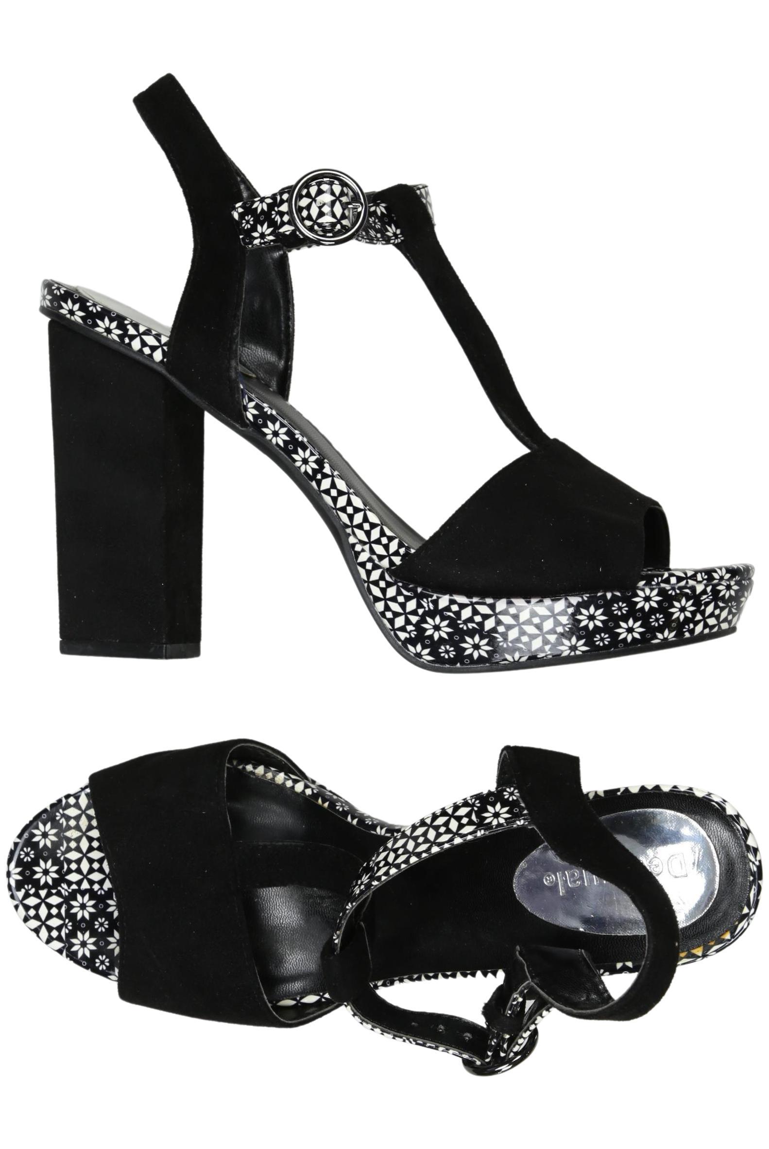 

Desigual Damen Sandale, schwarz, Gr. 40