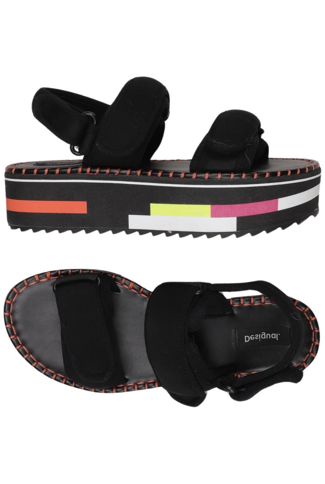 

Desigual Damen Sandale, schwarz, Gr. 39