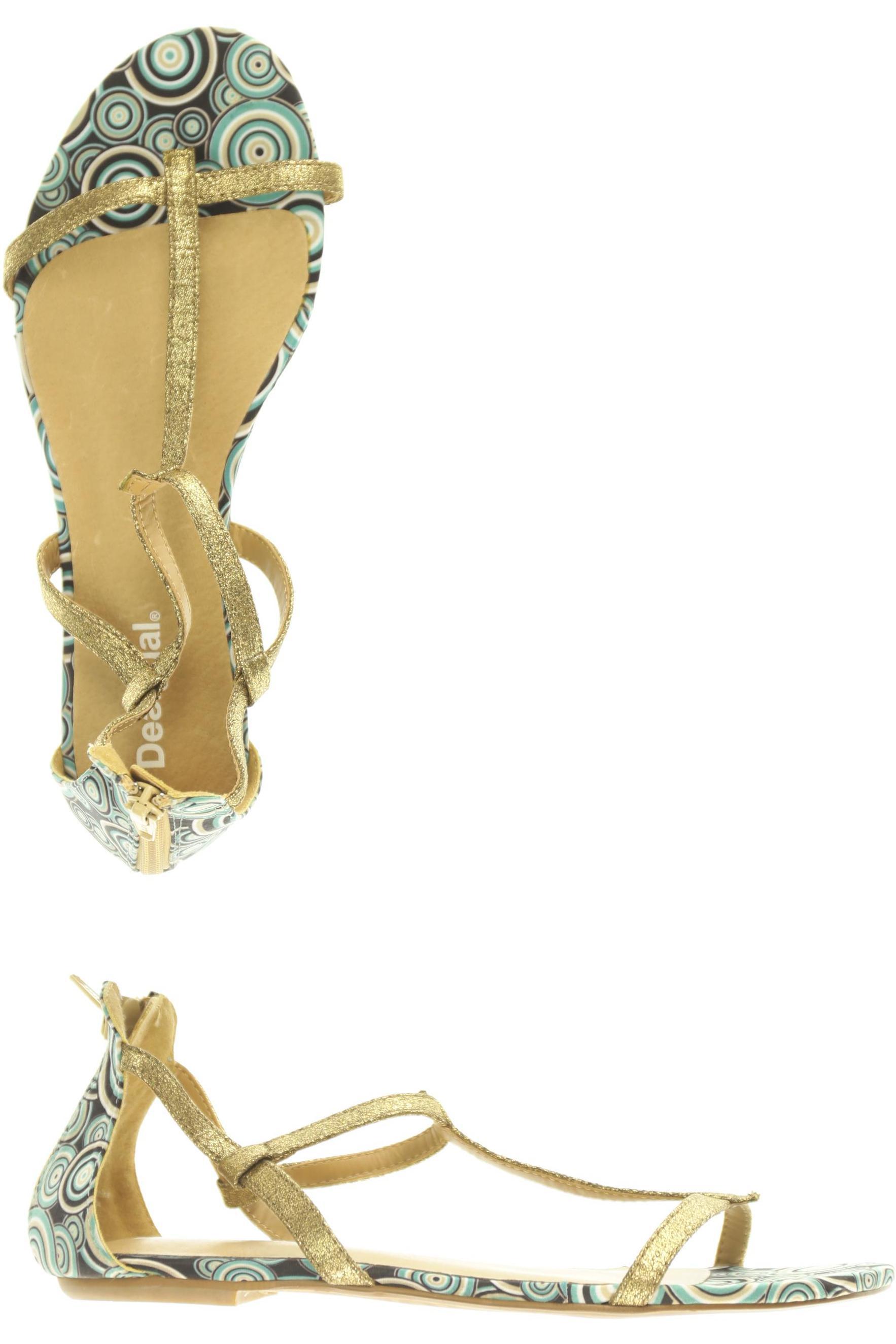 

Desigual Damen Sandale, gelb, Gr. 37