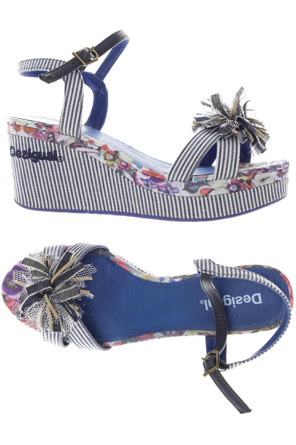 

Desigual Damen Sandale, blau, Gr. 36