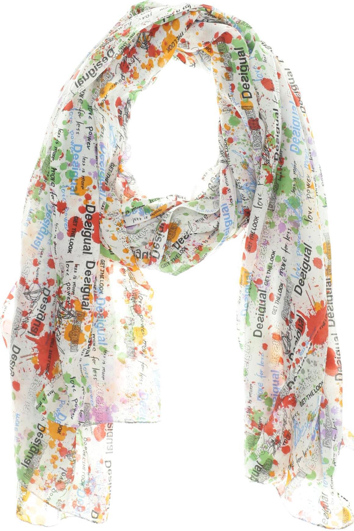 

Desigual Damen Schal, weiß, Gr.