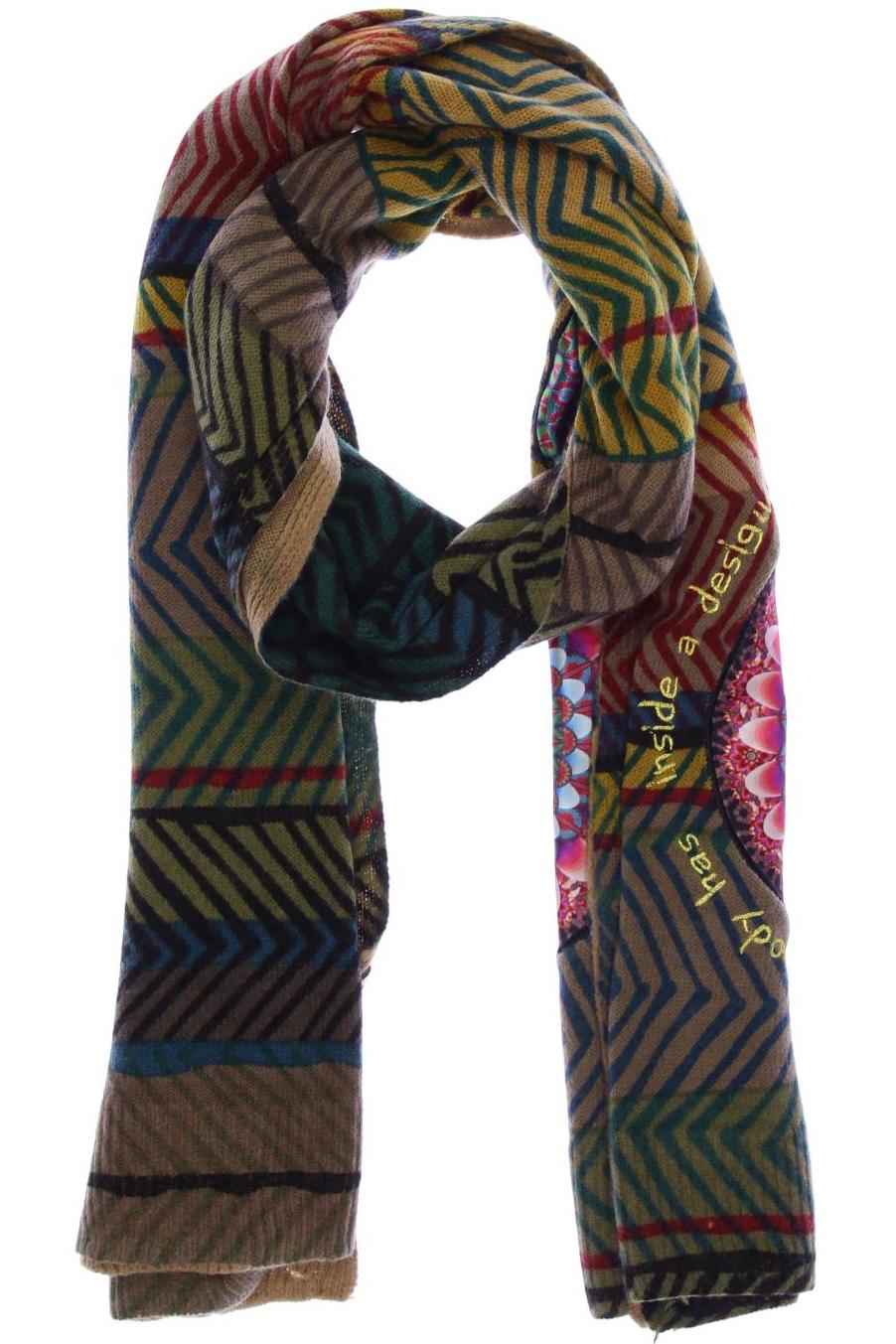 

Desigual Damen Schal, mehrfarbig, Gr.