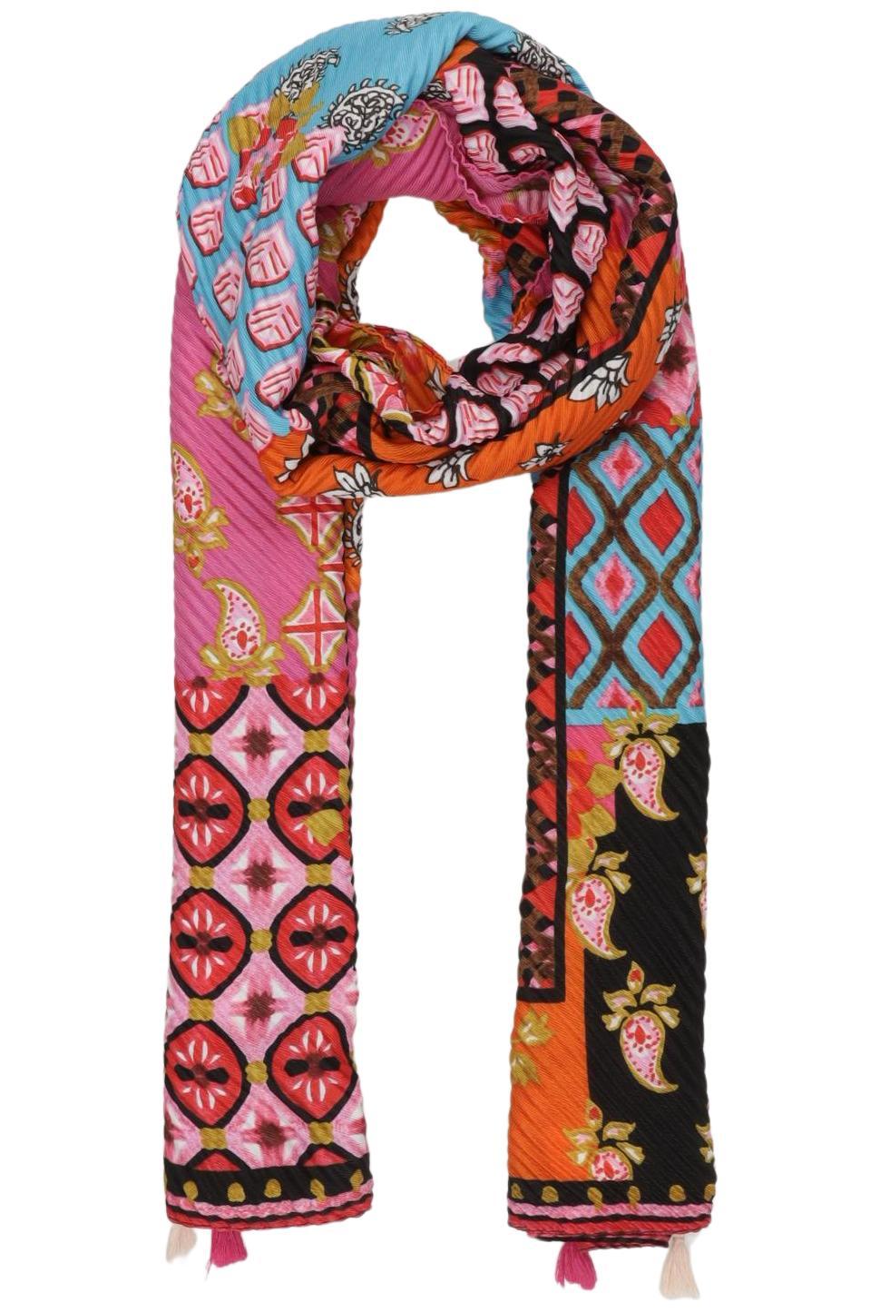 

Desigual Damen Schal, mehrfarbig, Gr.