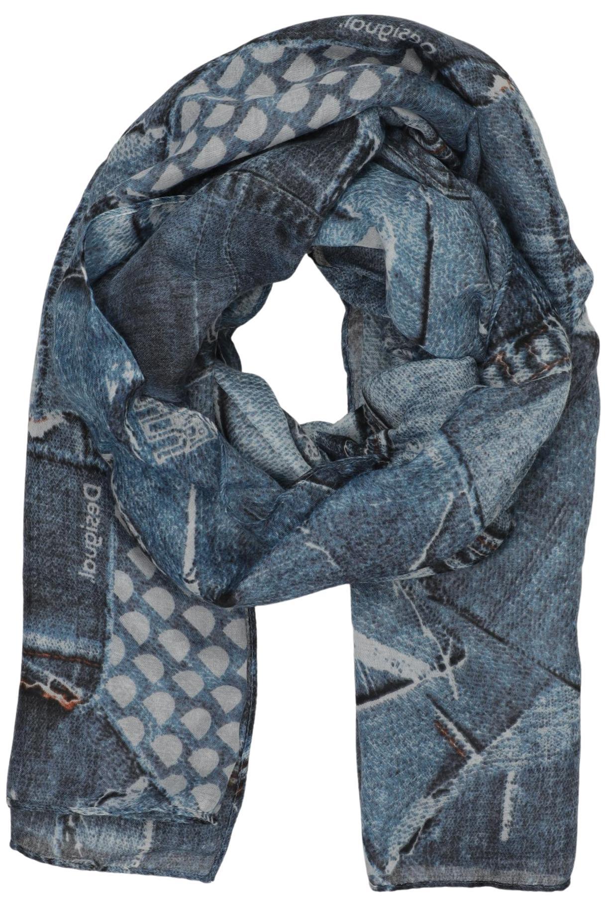 

Desigual Damen Schal, blau, Gr.