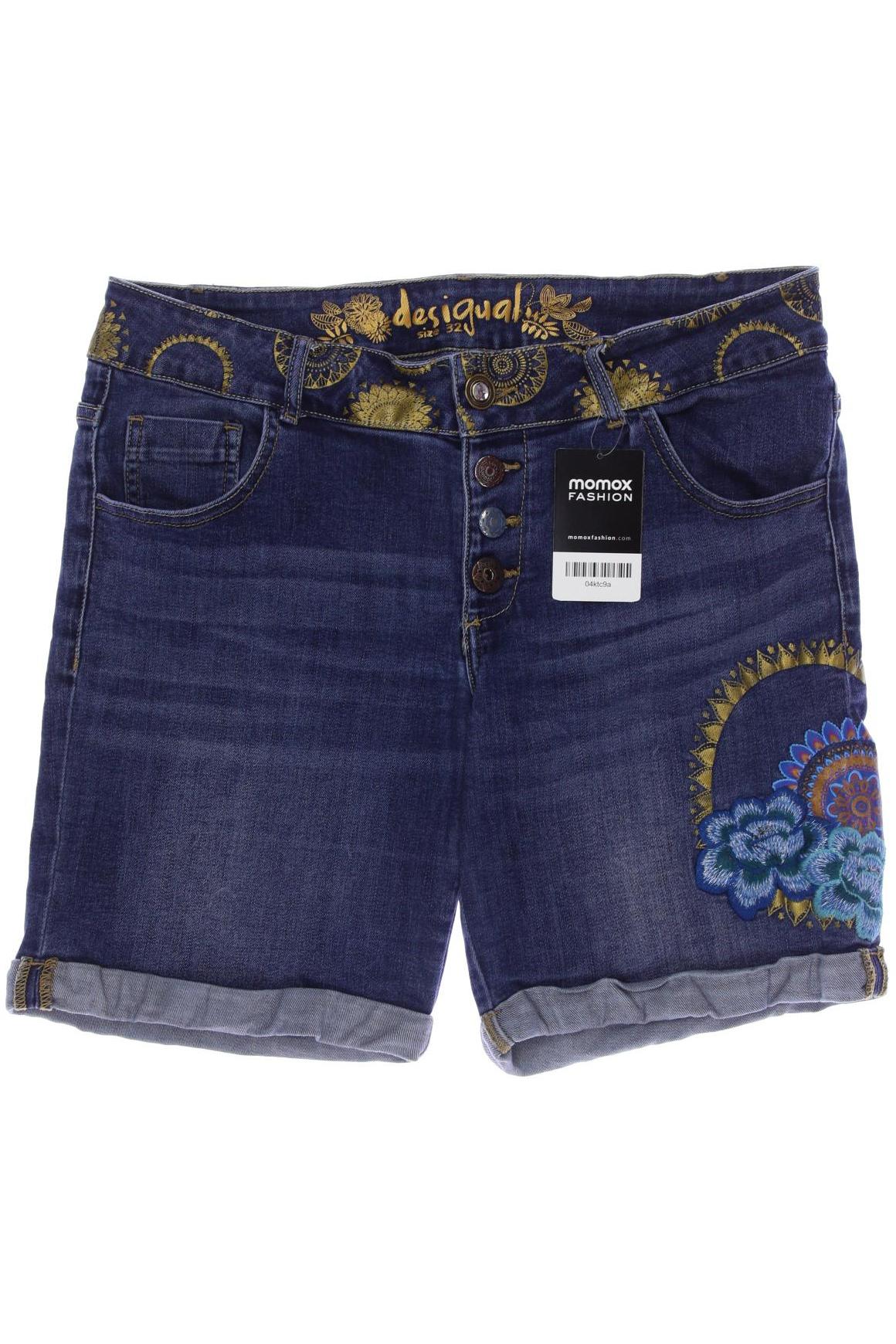 

Desigual Damen Shorts, blau, Gr. 32