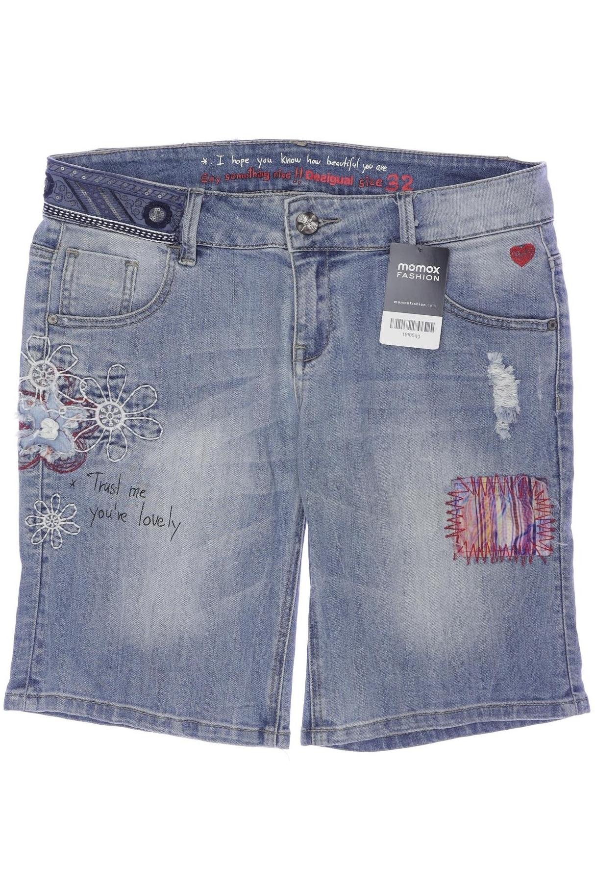 

Desigual Damen Shorts, blau, Gr. 32