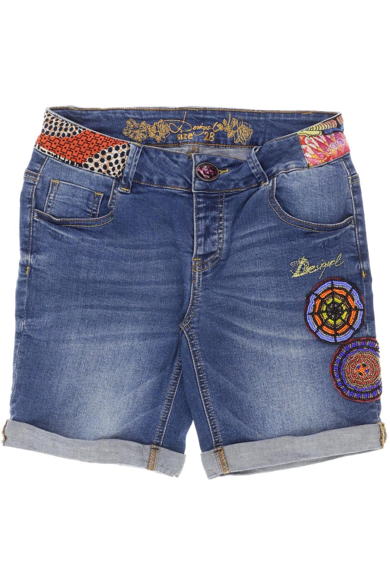 

Desigual Damen Shorts, blau, Gr. 28