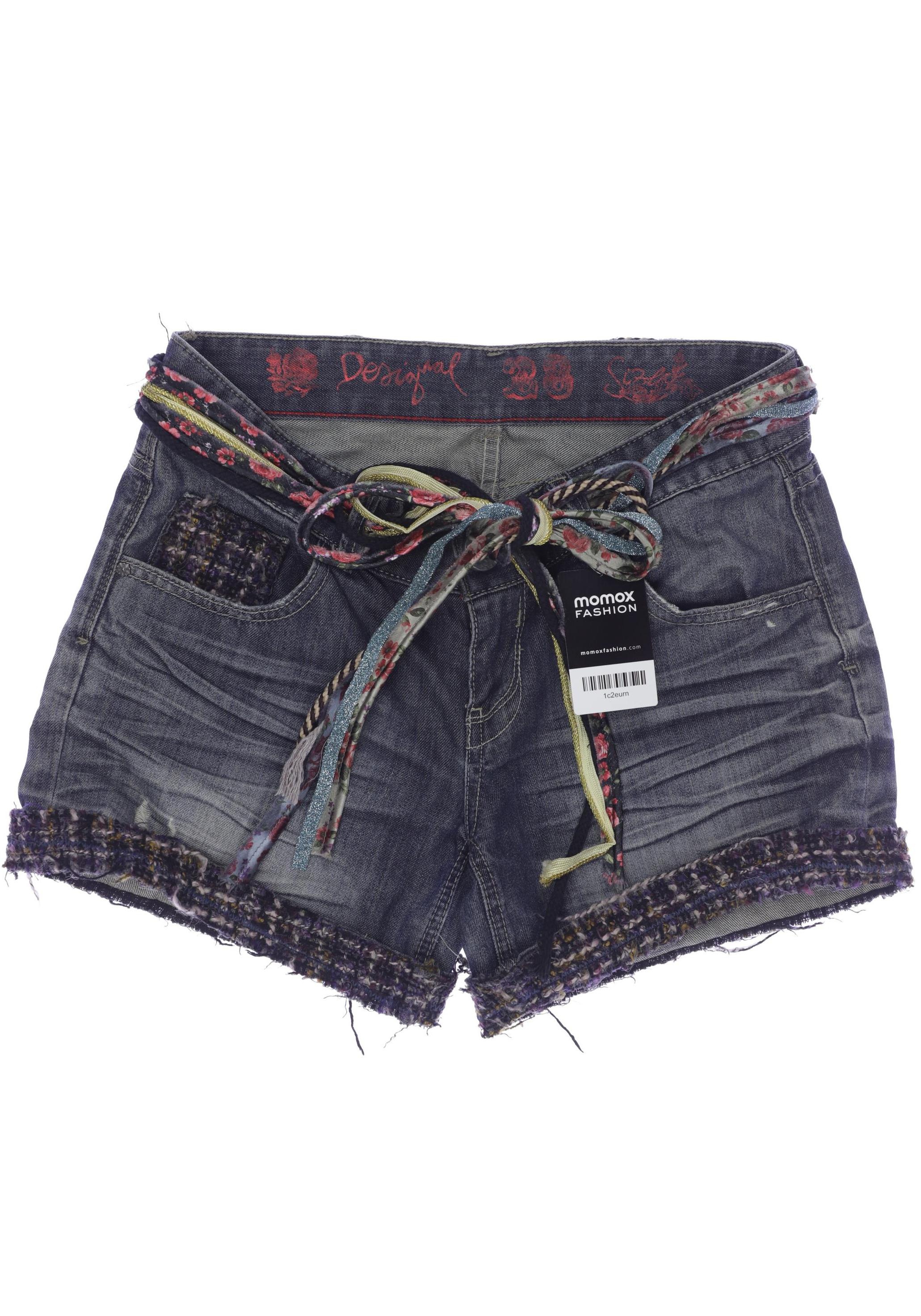 

Desigual Damen Shorts, marineblau, Gr. 28