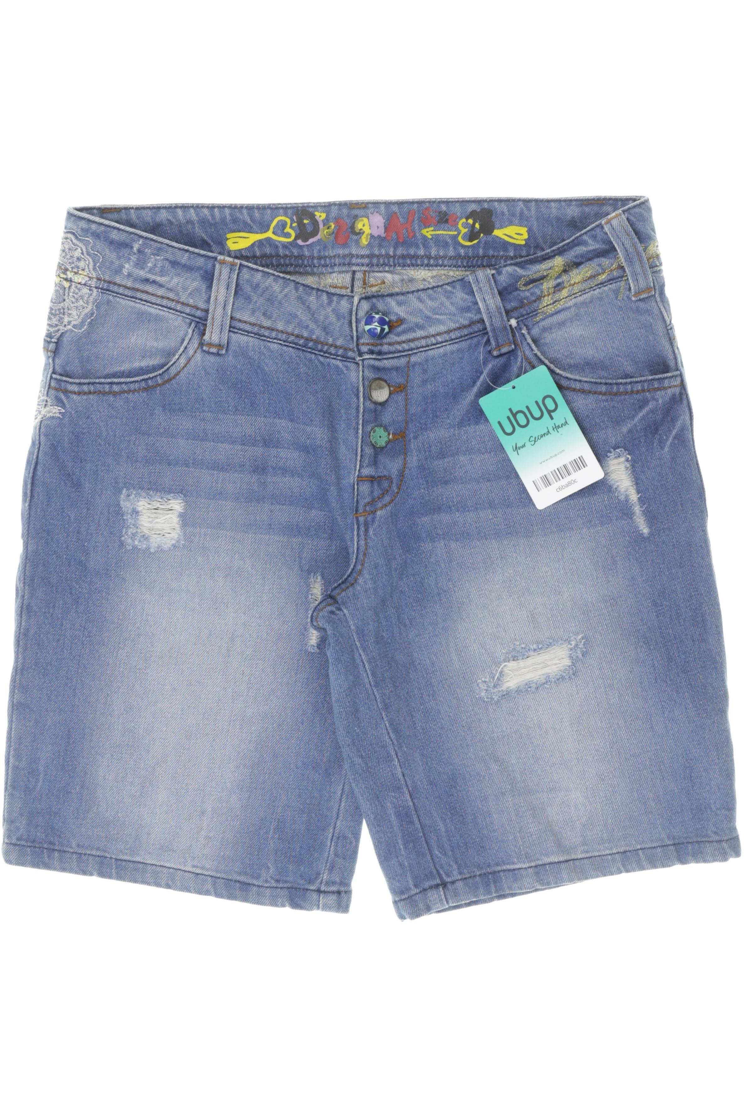 

Desigual Damen Shorts, blau, Gr. 28