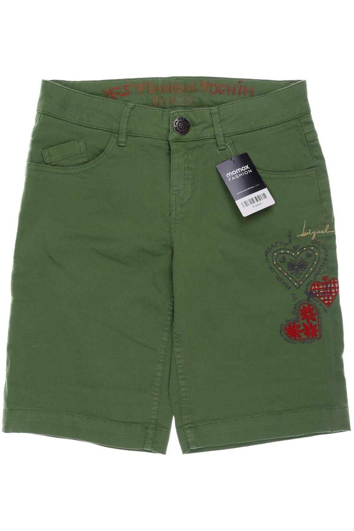 

Desigual Damen Shorts, grün, Gr. 38