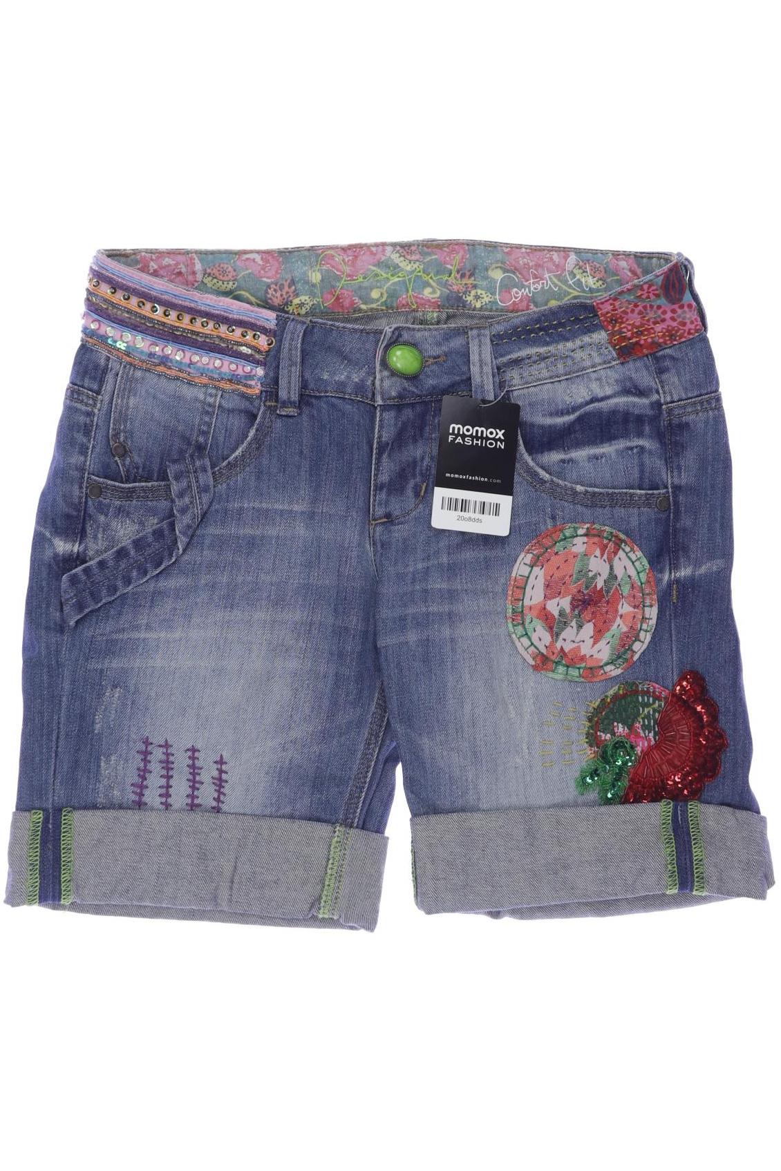 

Desigual Damen Shorts, blau, Gr. 28