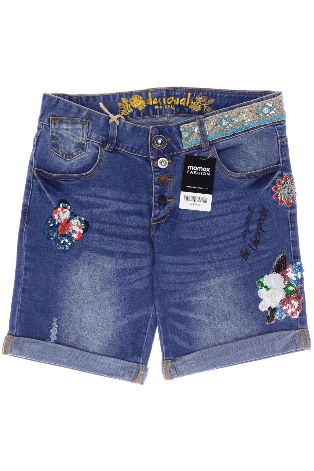 

Desigual Damen Shorts, blau, Gr. 28