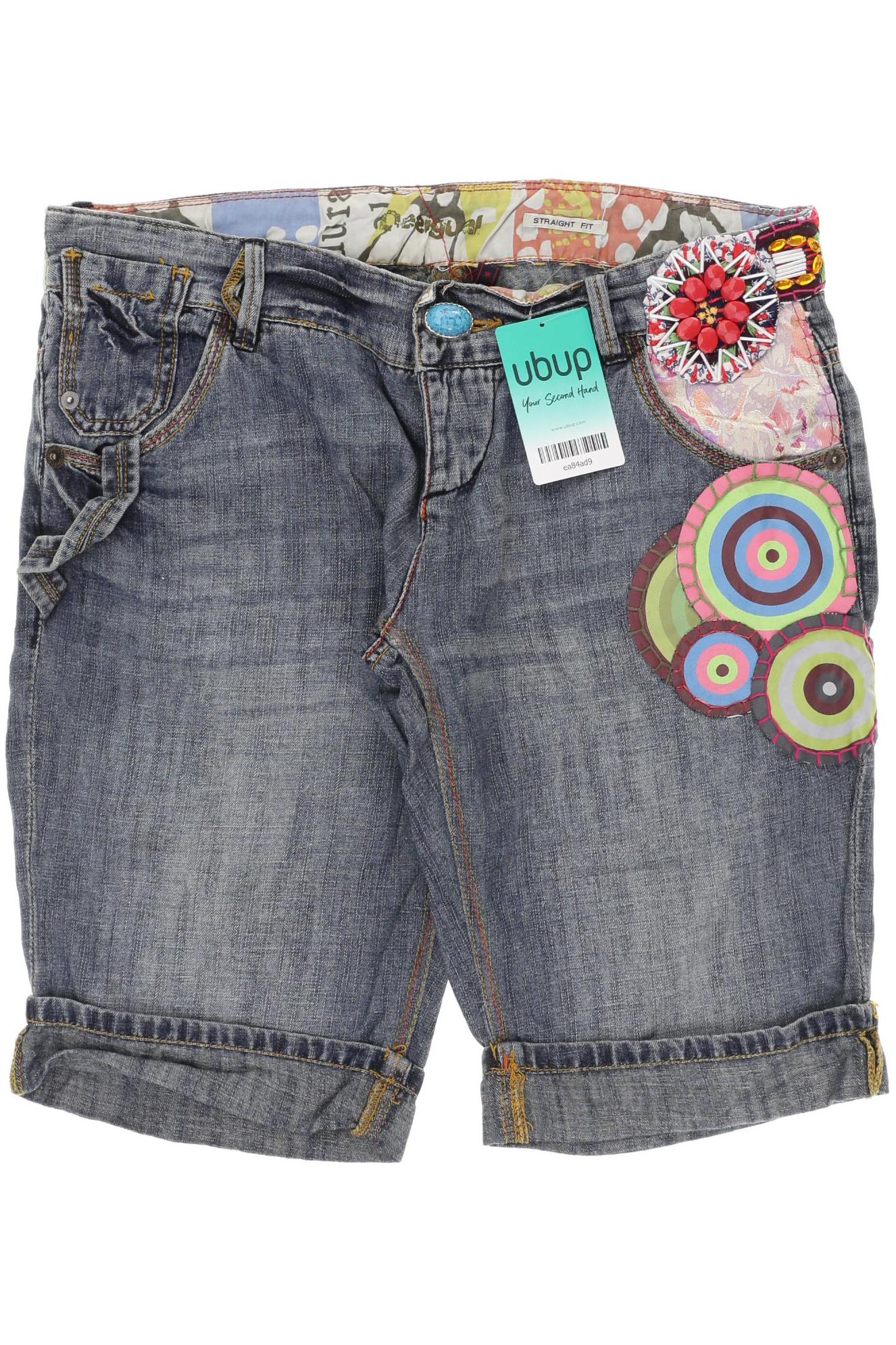 

Desigual Damen Shorts, blau, Gr. 40