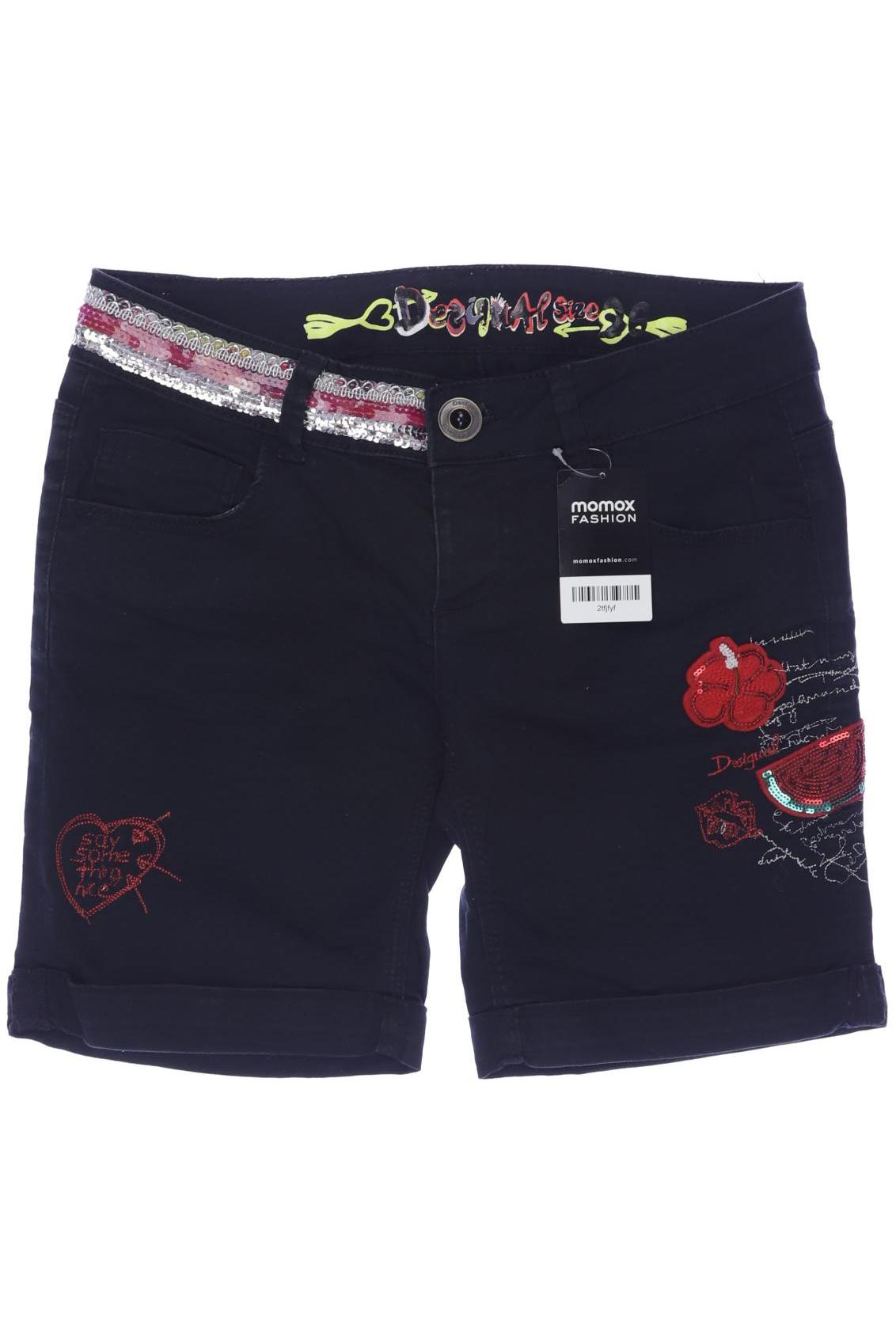 

Desigual Damen Shorts, schwarz, Gr. 26