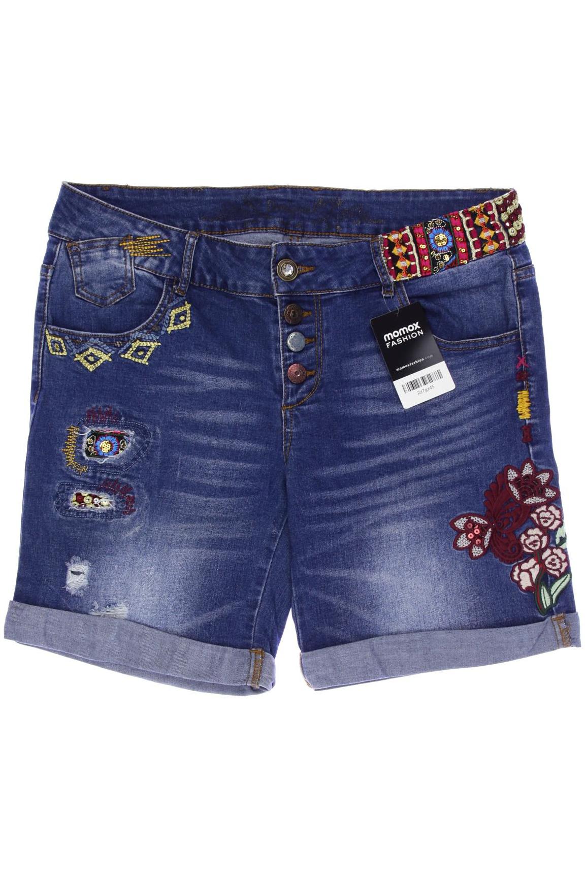 

Desigual Damen Shorts, blau, Gr. 32