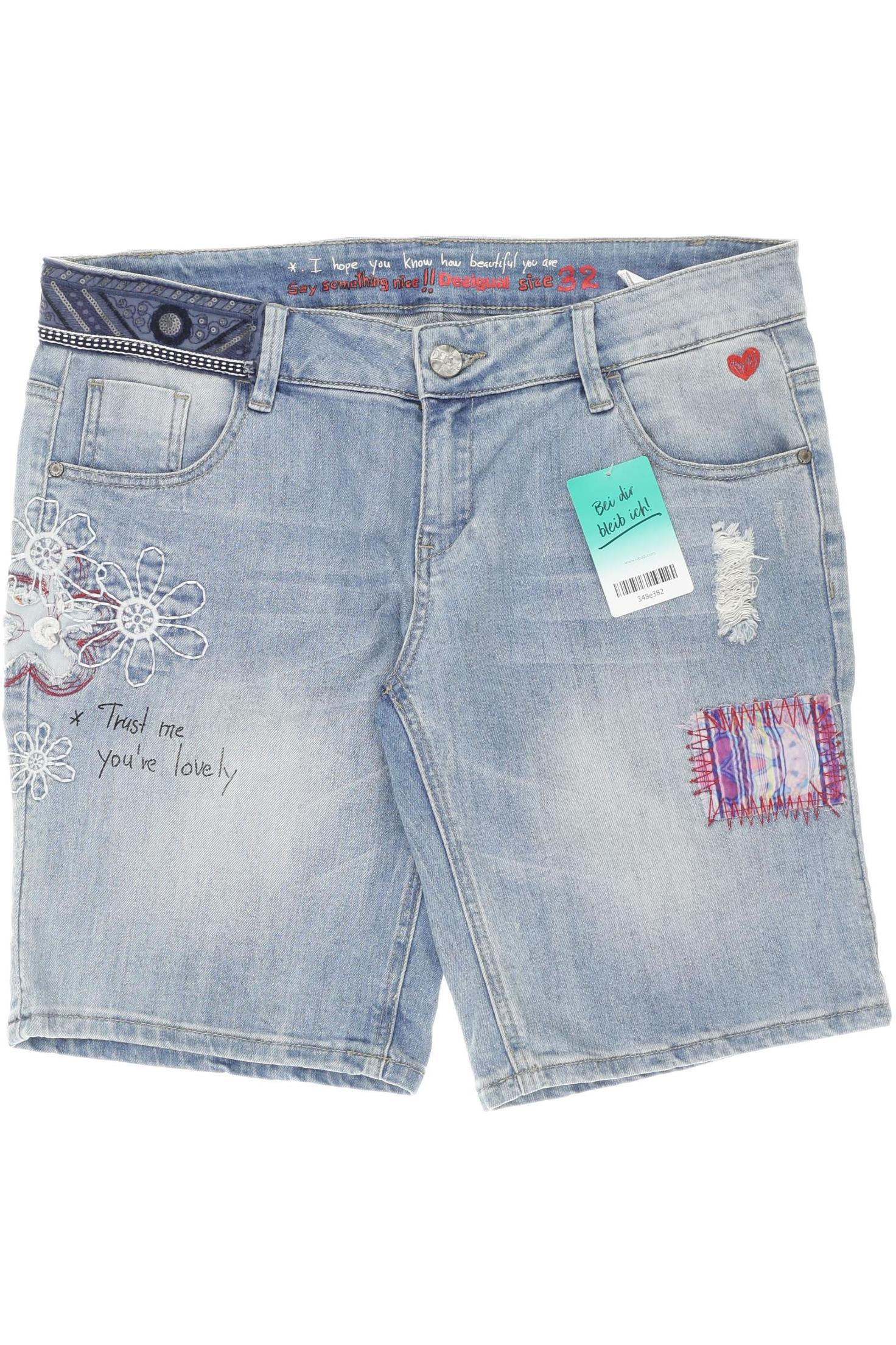 

Desigual Damen Shorts, blau, Gr. 32