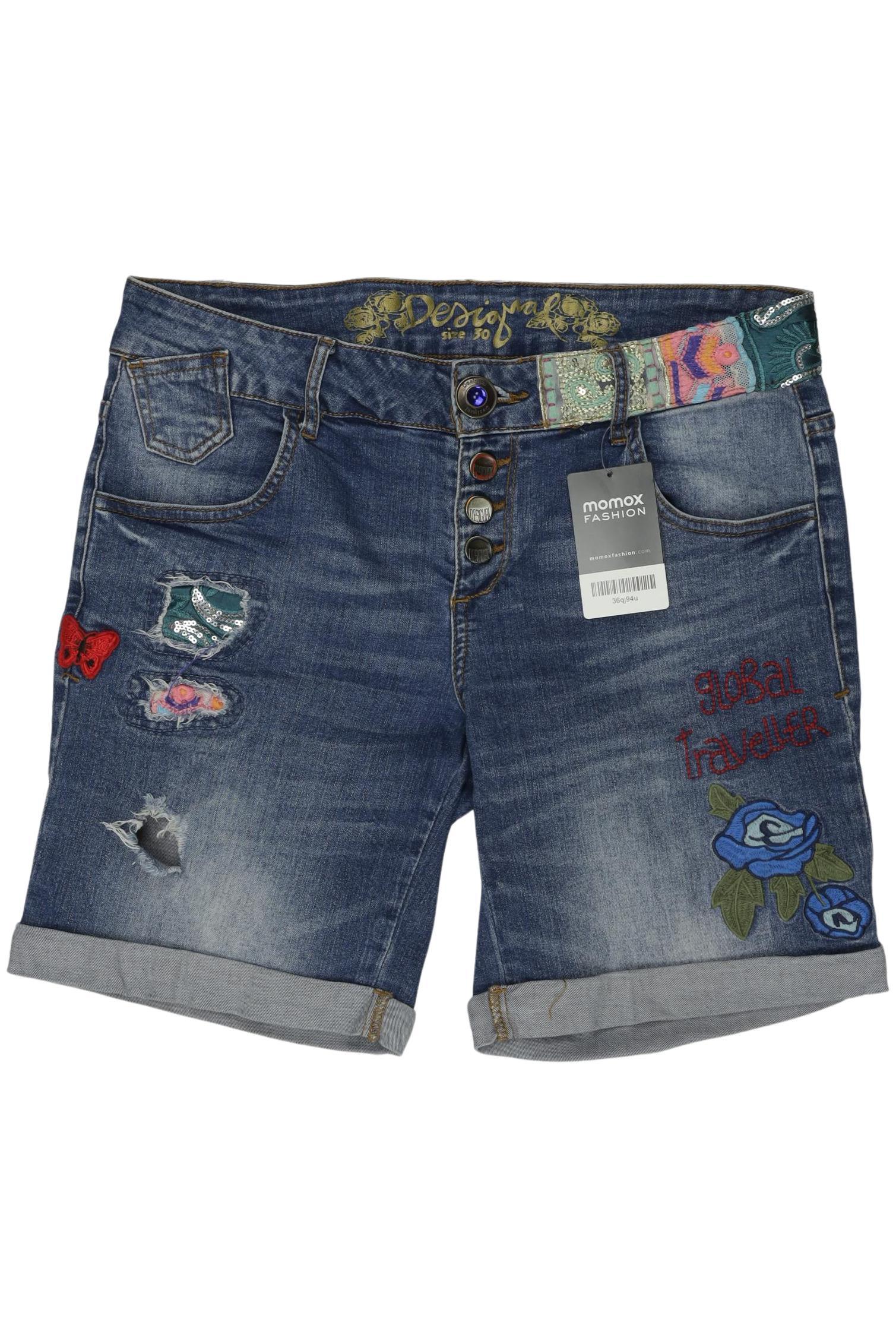 

Desigual Damen Shorts, blau, Gr. 30
