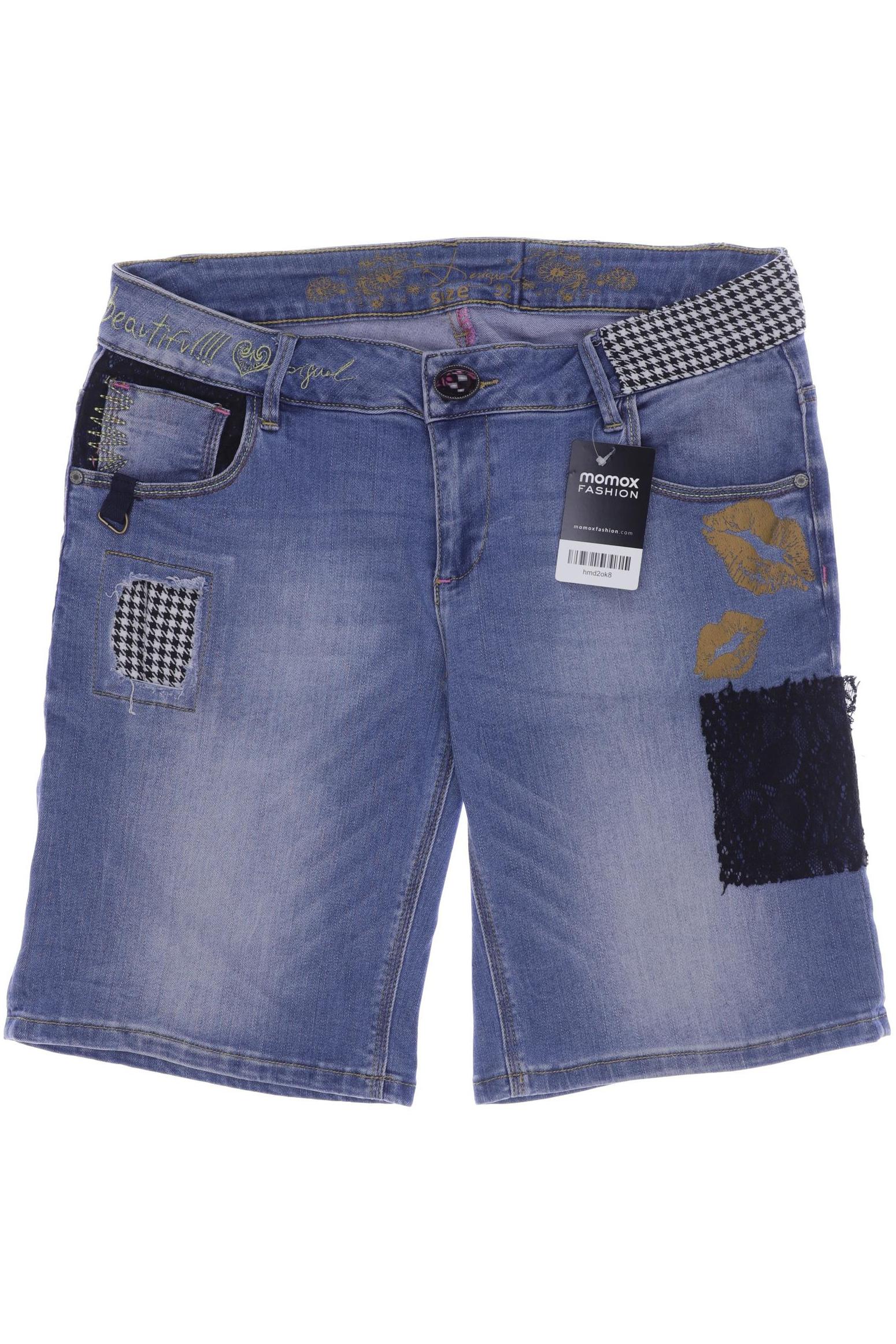 

Desigual Damen Shorts, blau, Gr. 42