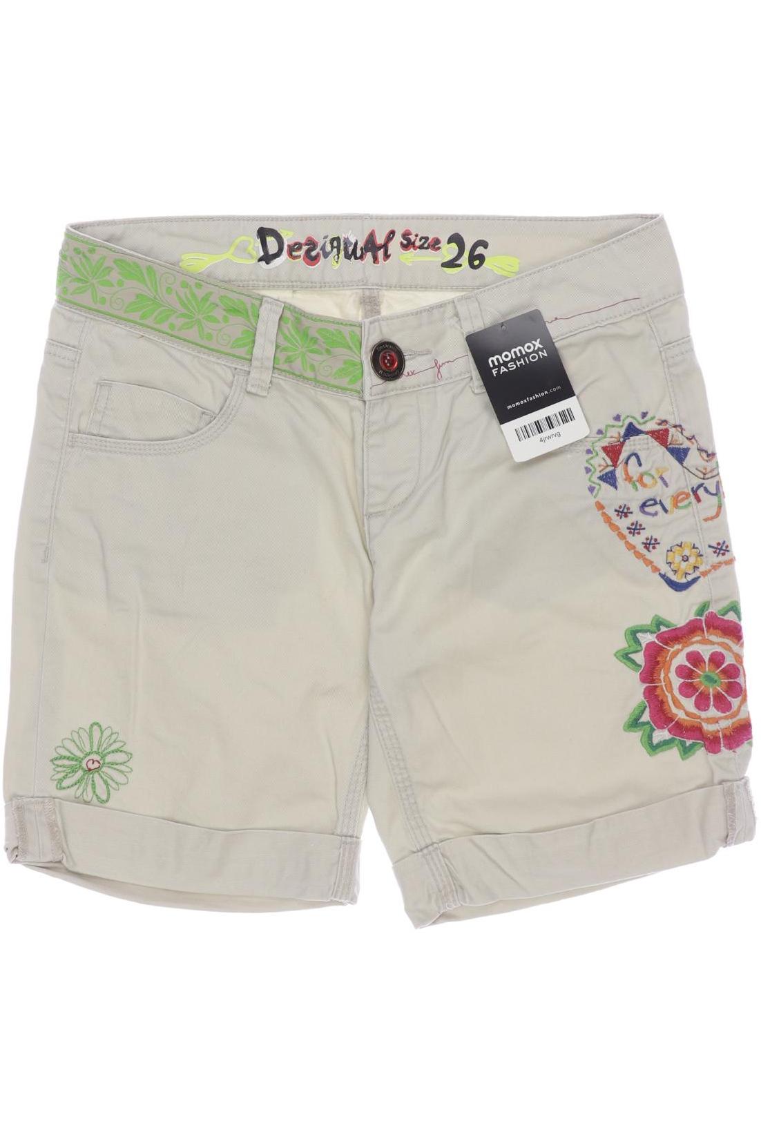 

Desigual Damen Shorts, beige, Gr. 26
