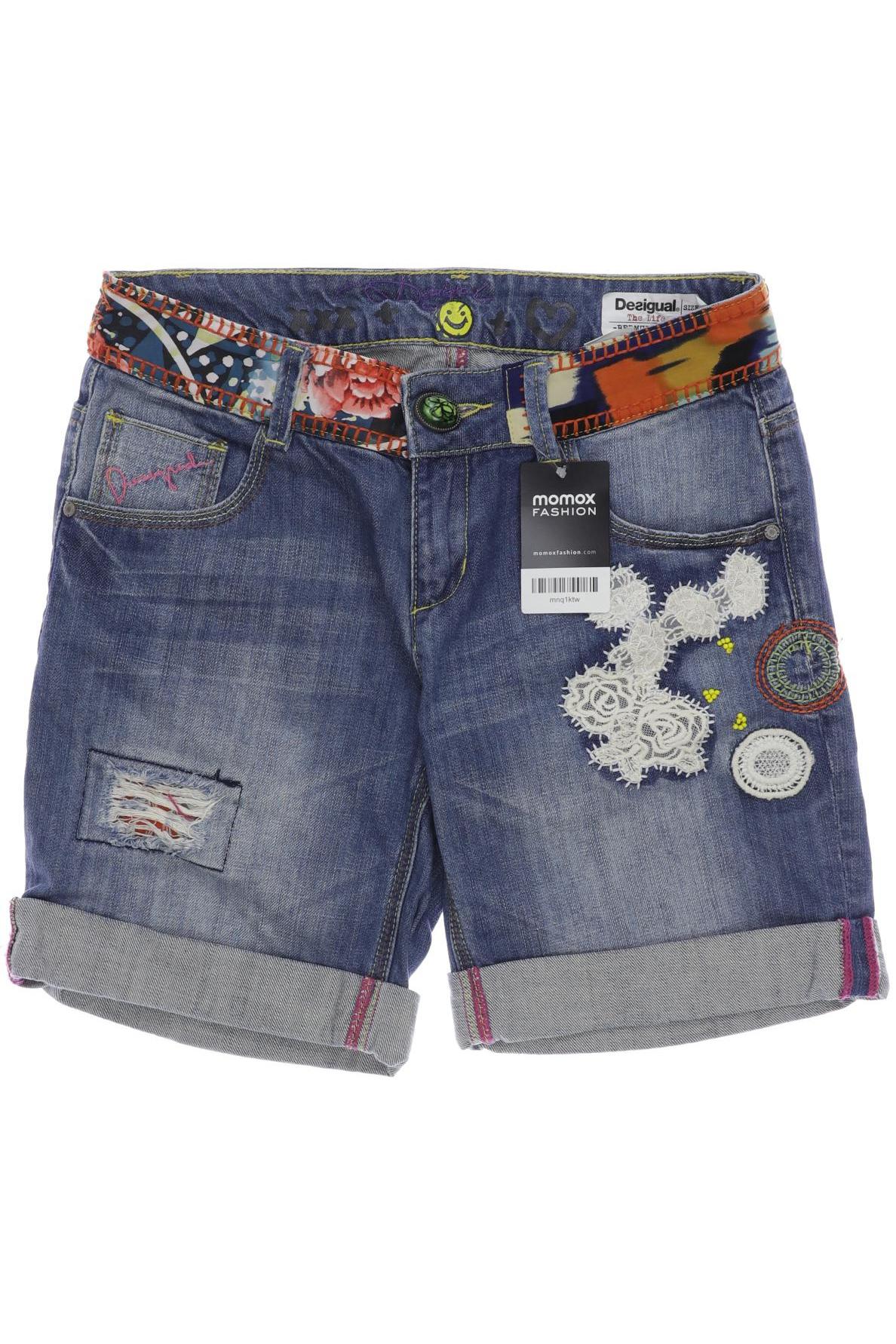 

Desigual Damen Shorts, blau, Gr. 28