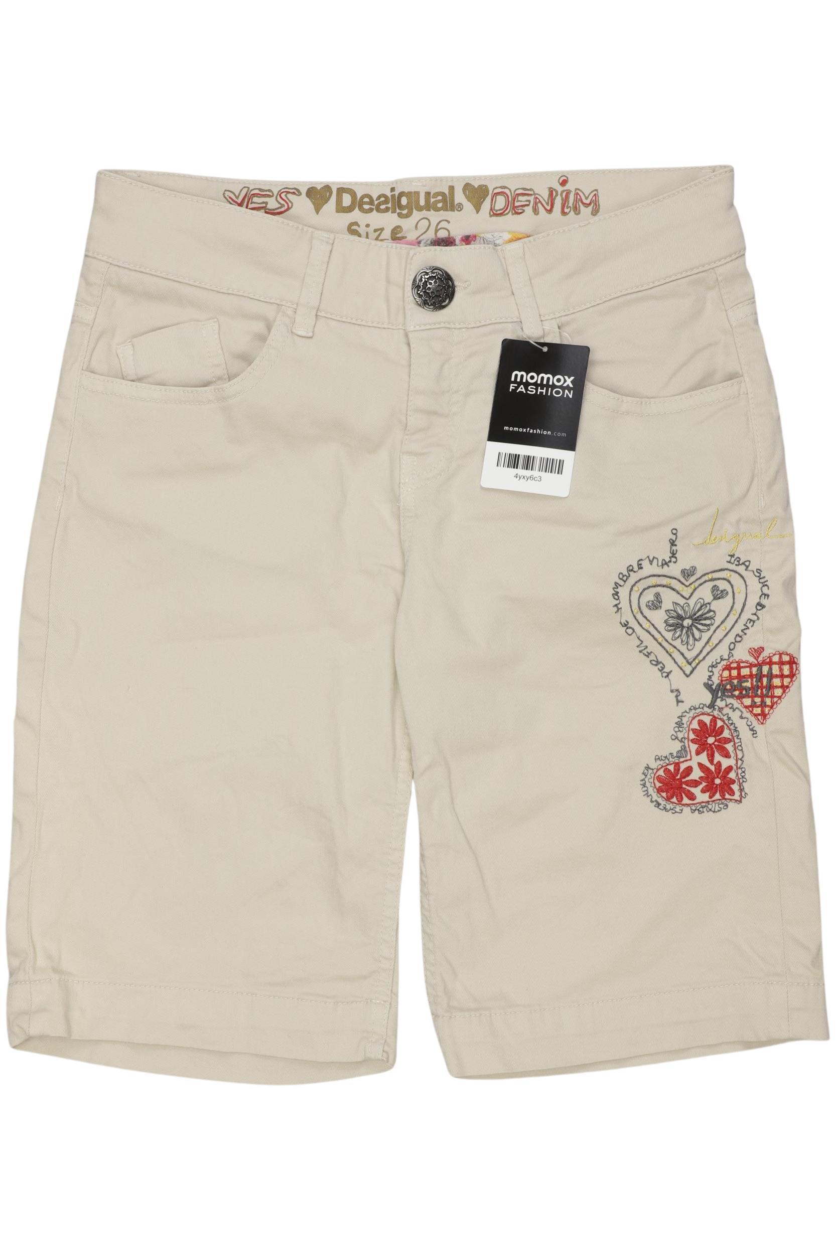 

Desigual Damen Shorts, beige, Gr. 26