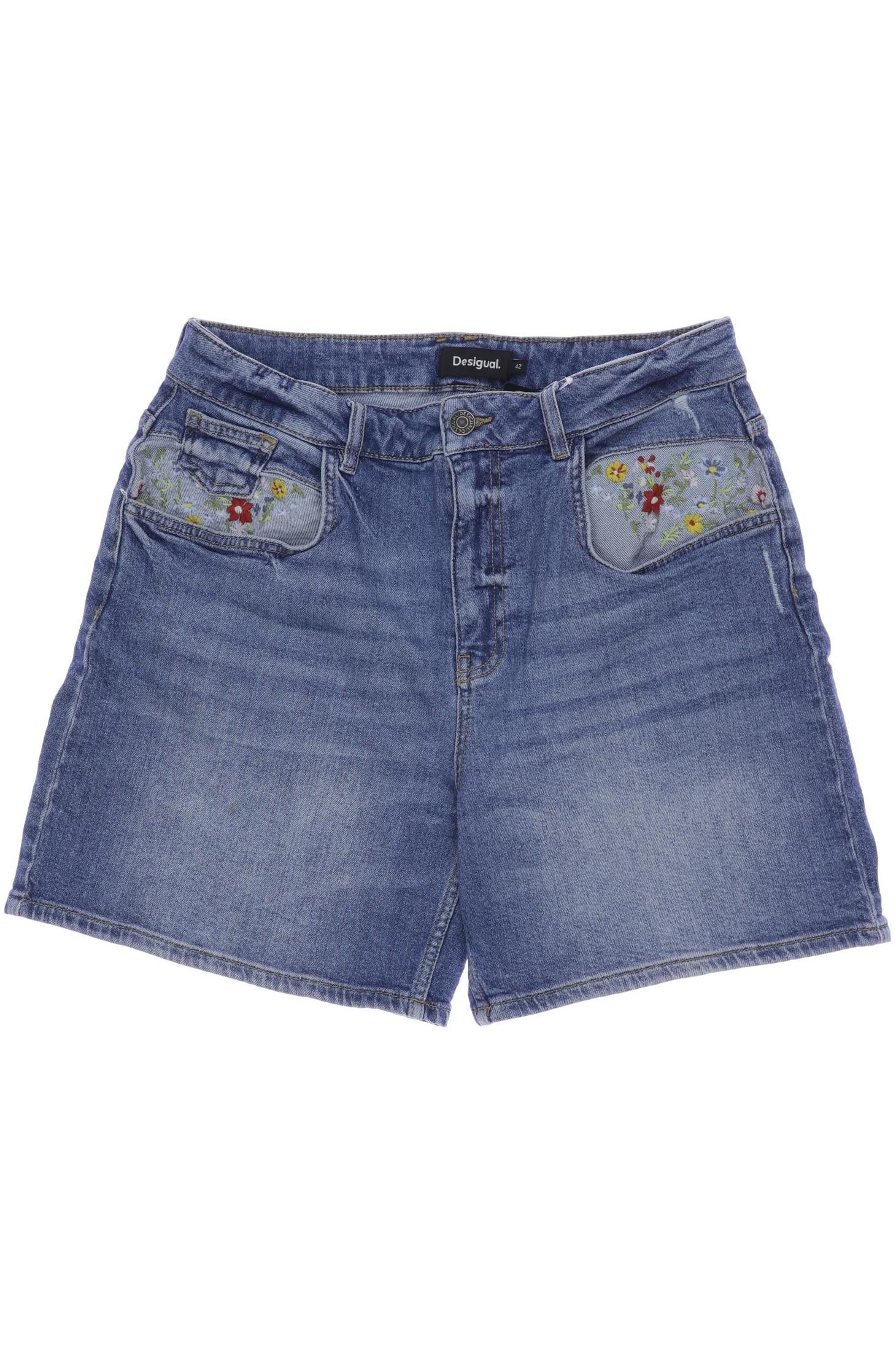 

Desigual Damen Shorts, blau, Gr. 42
