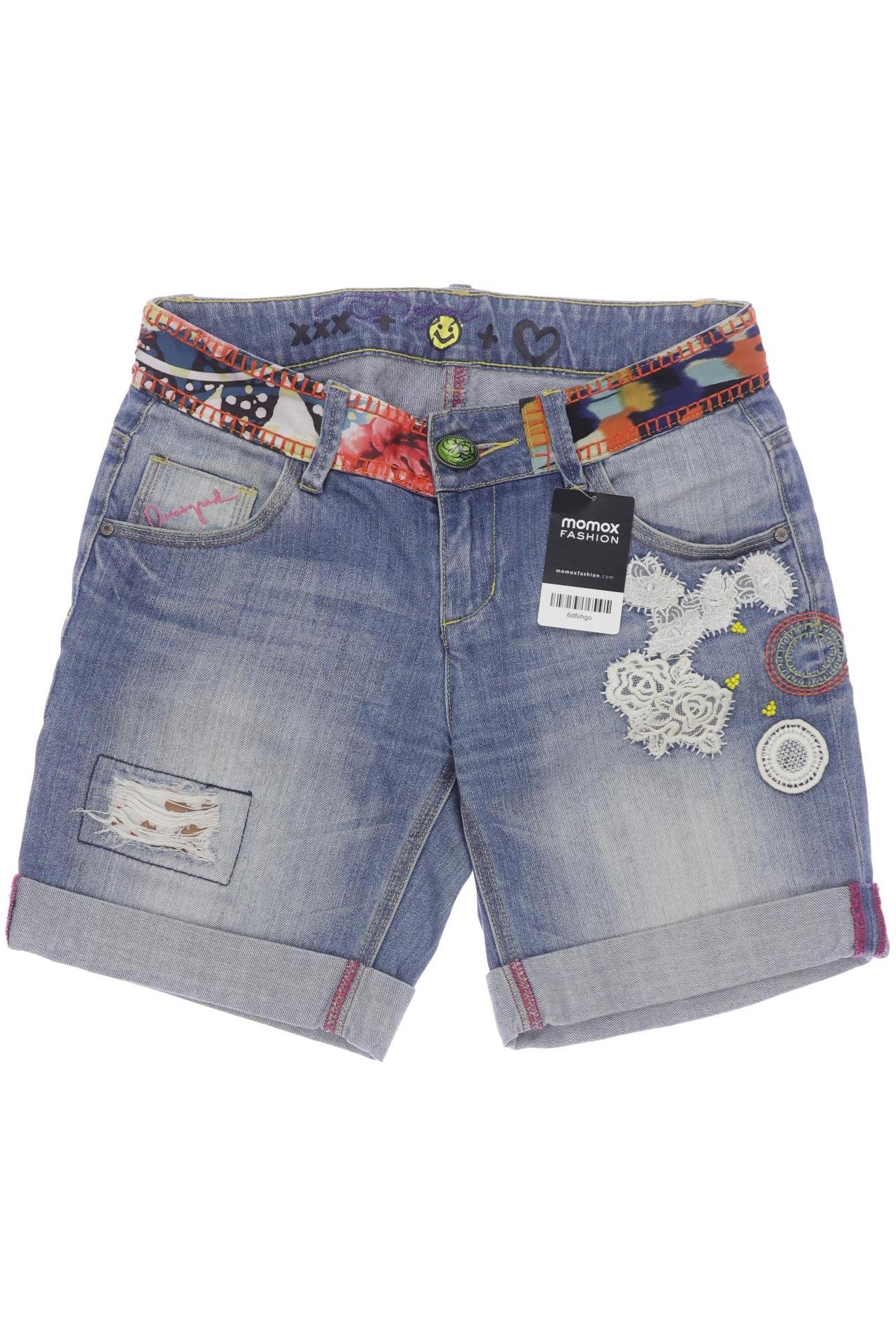 

Desigual Damen Shorts, blau, Gr. 28