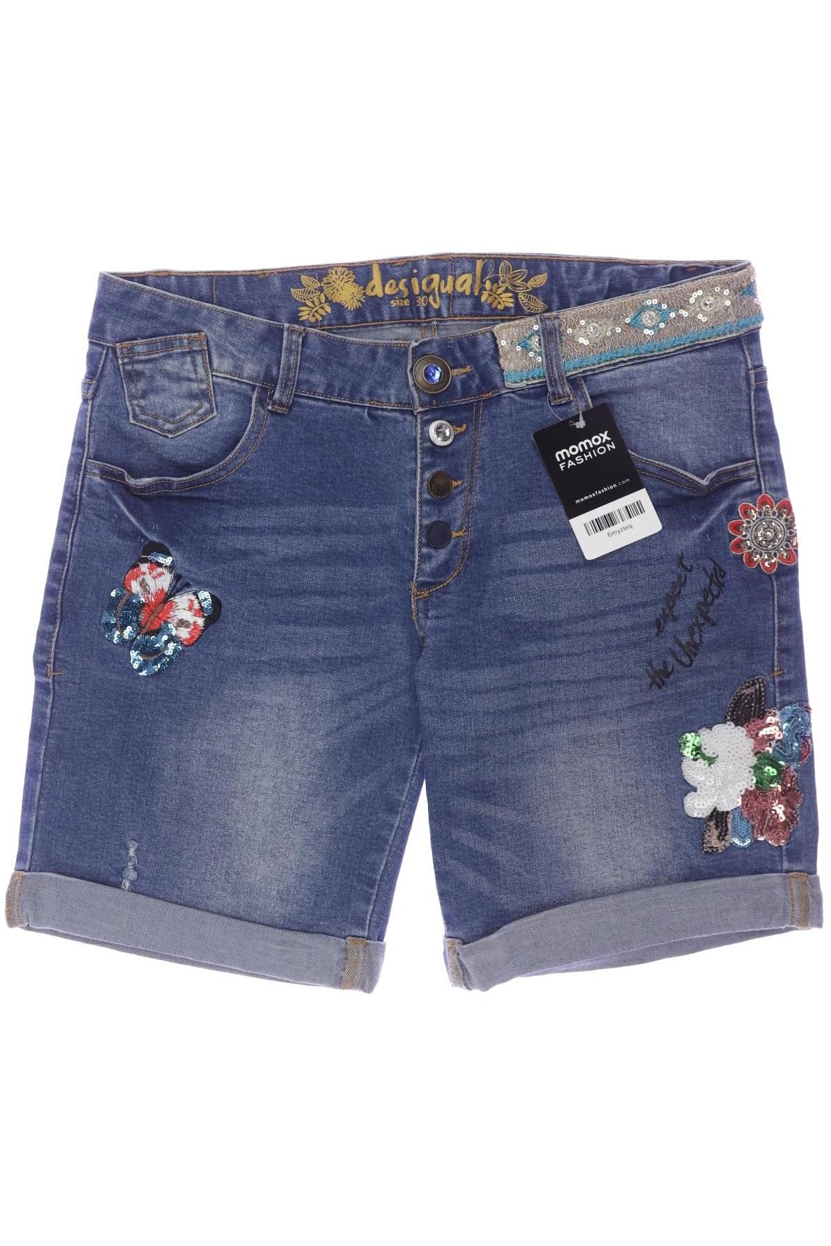 

Desigual Damen Shorts, blau, Gr. 30