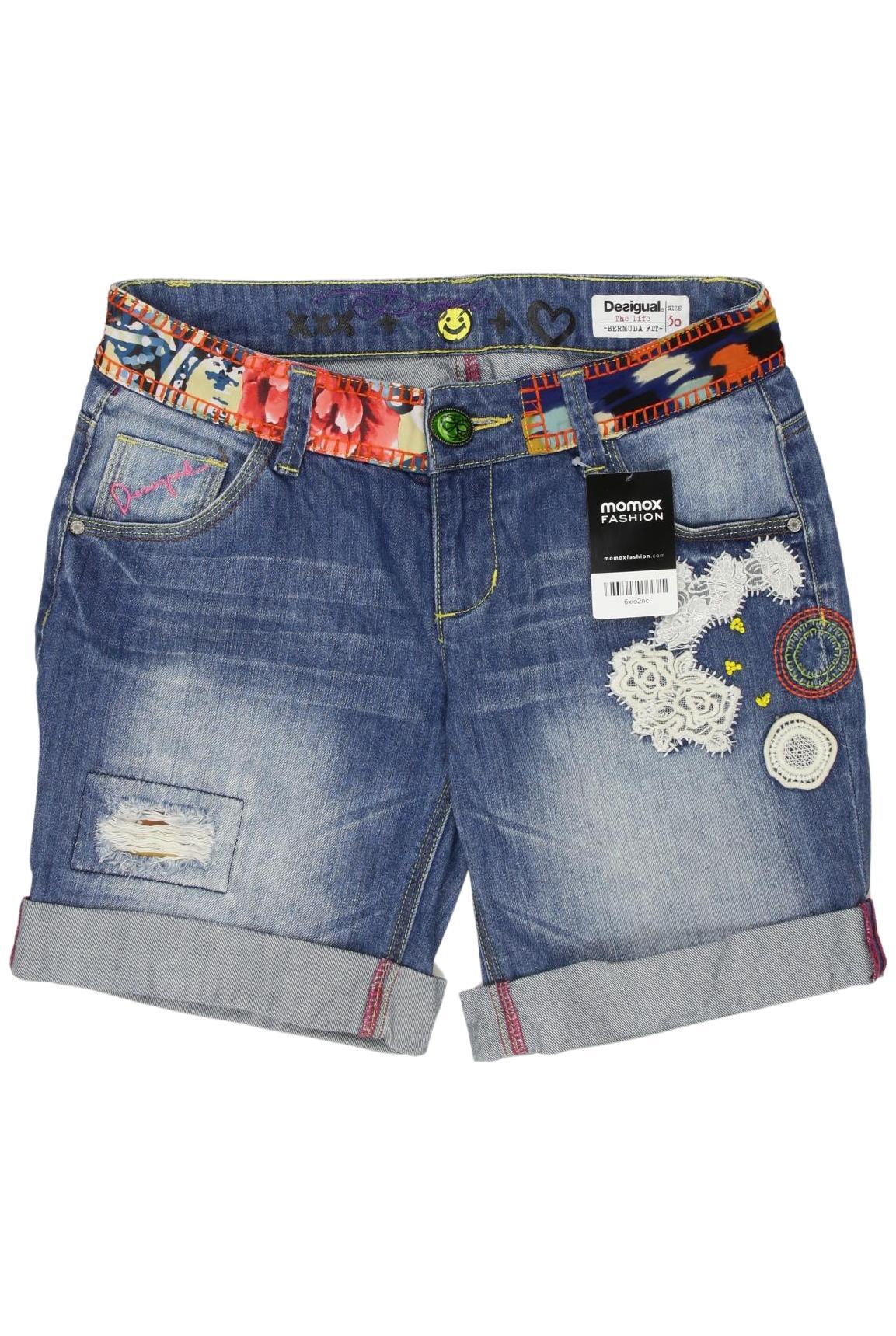 

Desigual Damen Shorts, blau, Gr. 30