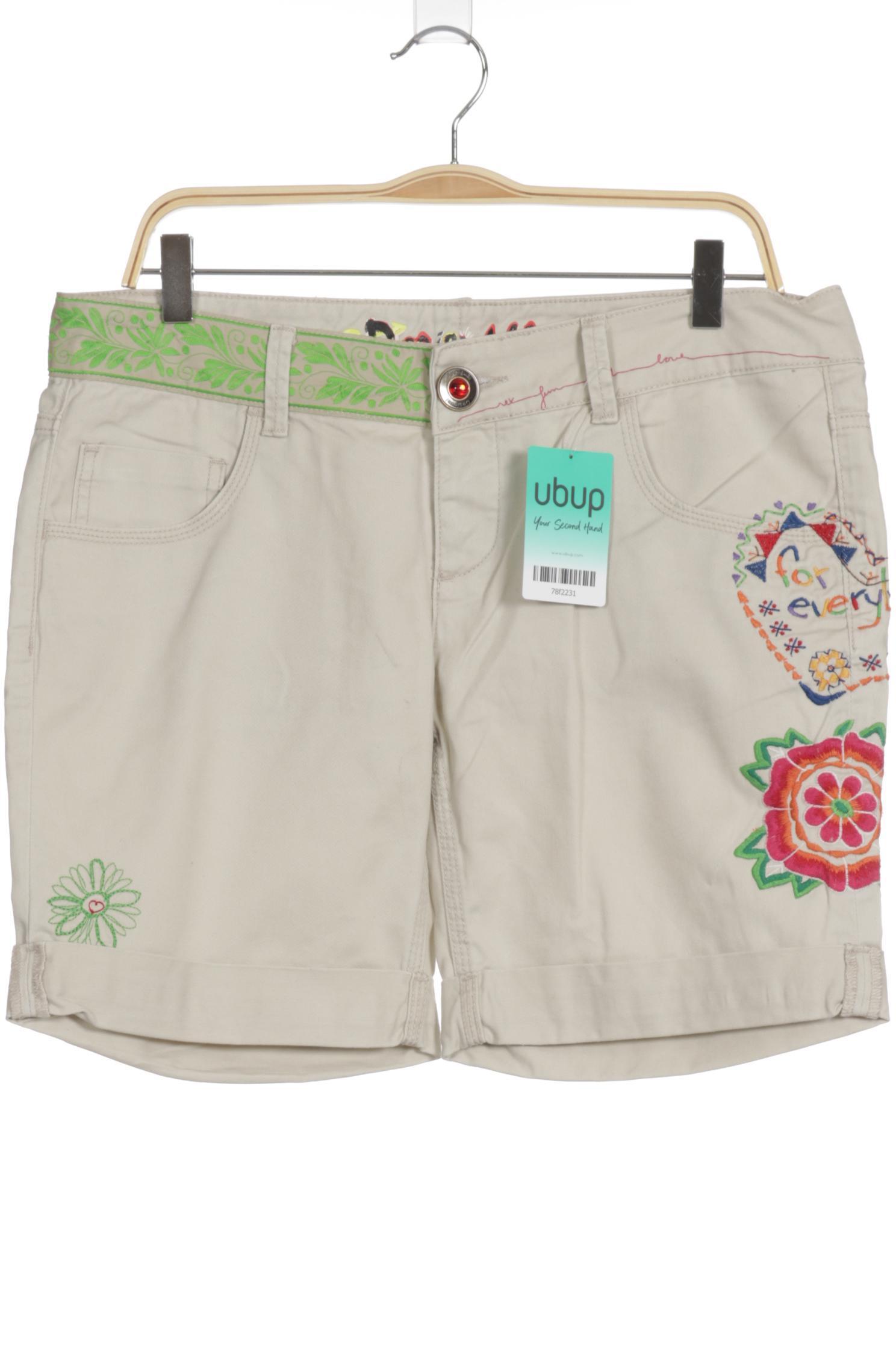

Desigual Damen Shorts, beige, Gr. 32