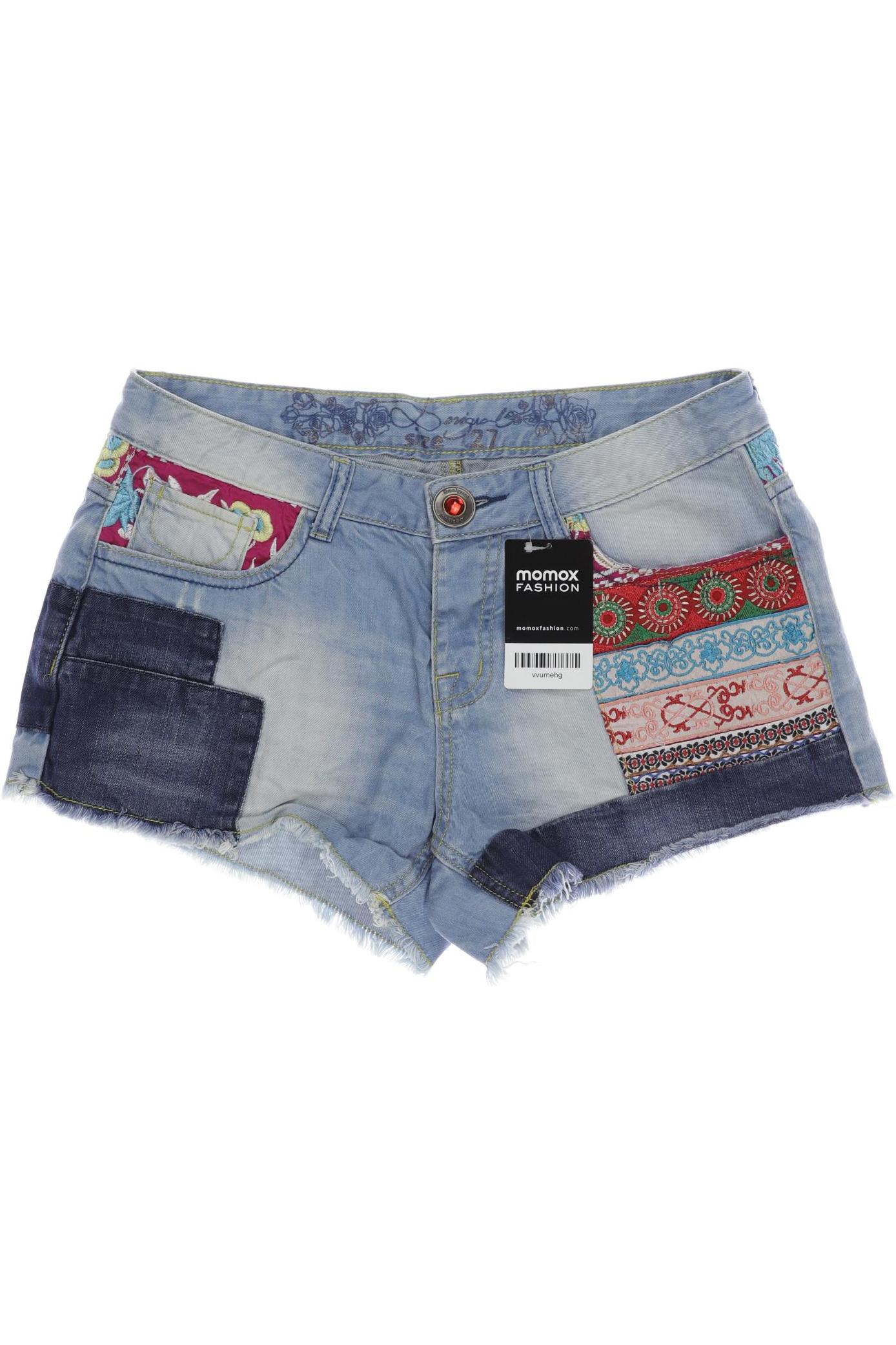 

Desigual Damen Shorts, blau, Gr. 27