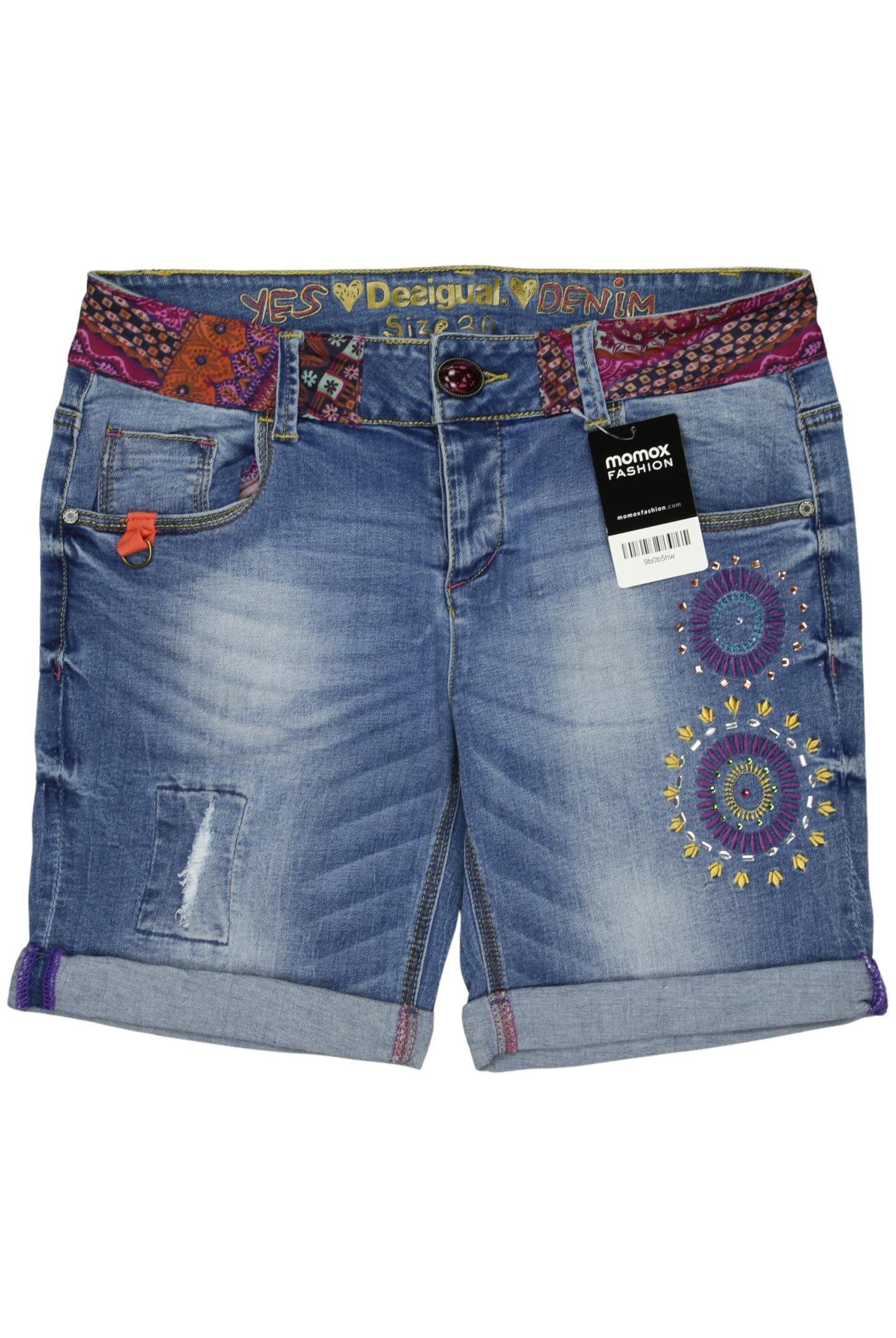 

Desigual Damen Shorts, blau, Gr. 30