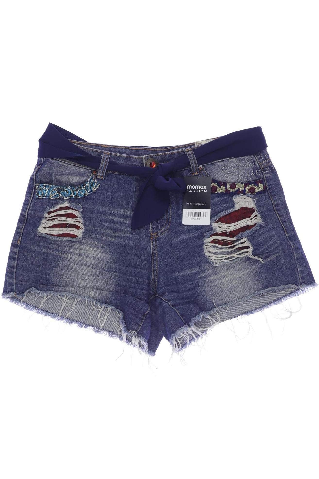 

Desigual Damen Shorts, blau, Gr. 28