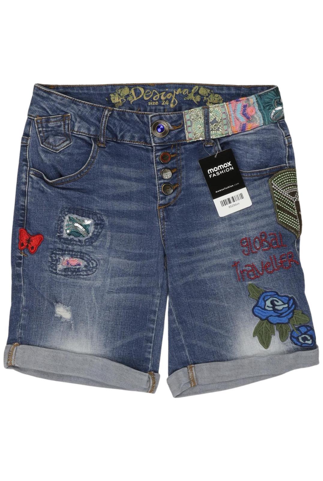 

Desigual Damen Shorts, blau, Gr. 24