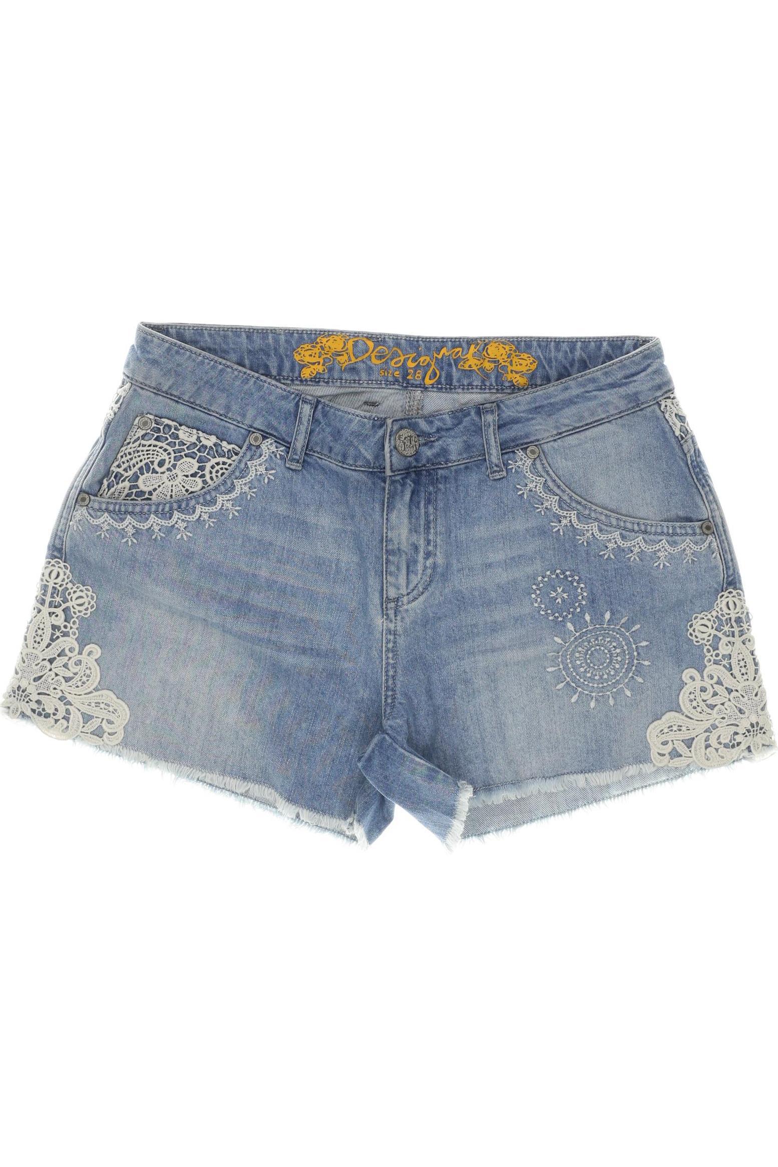 

Desigual Damen Shorts, blau, Gr. 28
