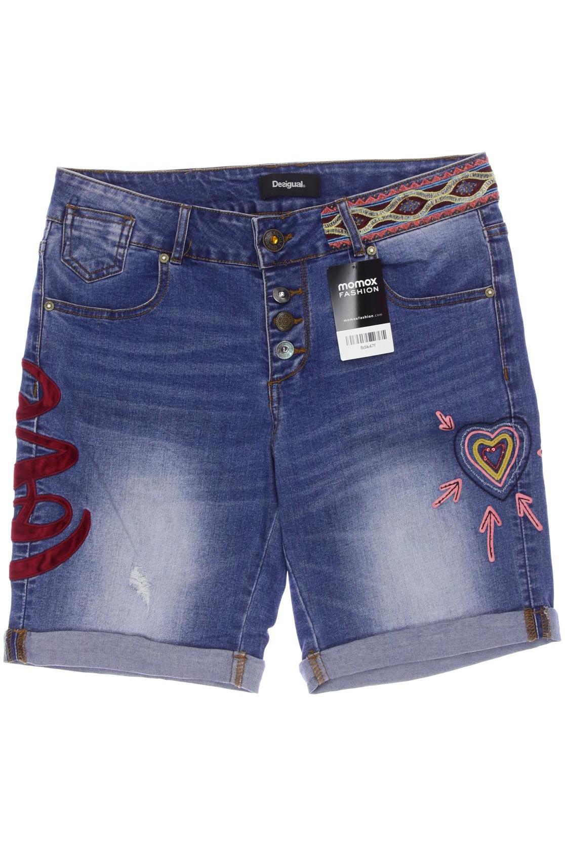 

Desigual Damen Shorts, blau, Gr. 28
