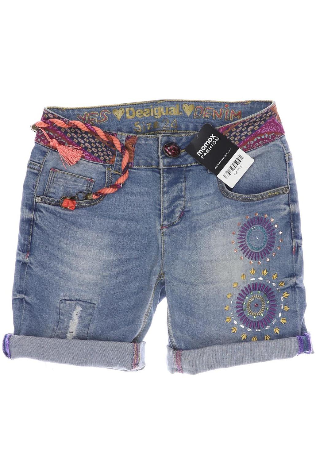 

Desigual Damen Shorts, blau, Gr. 32