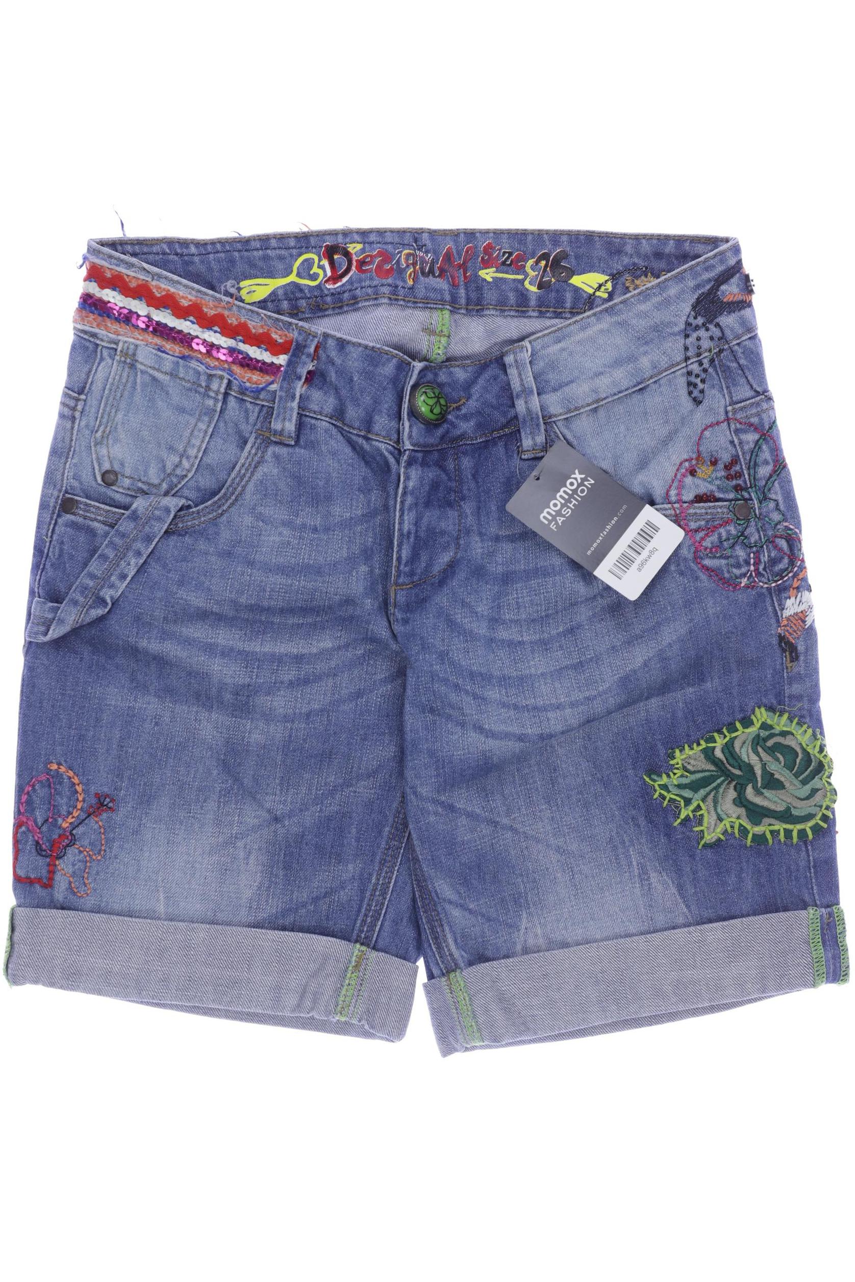 

Desigual Damen Shorts, blau, Gr. 36