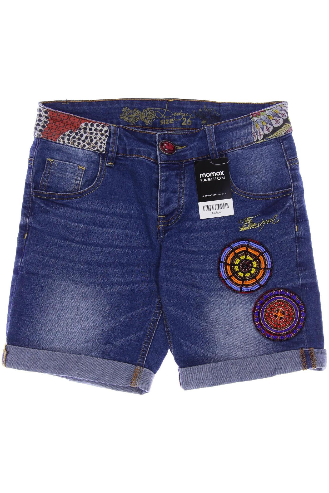 

Desigual Damen Shorts, blau, Gr. 36