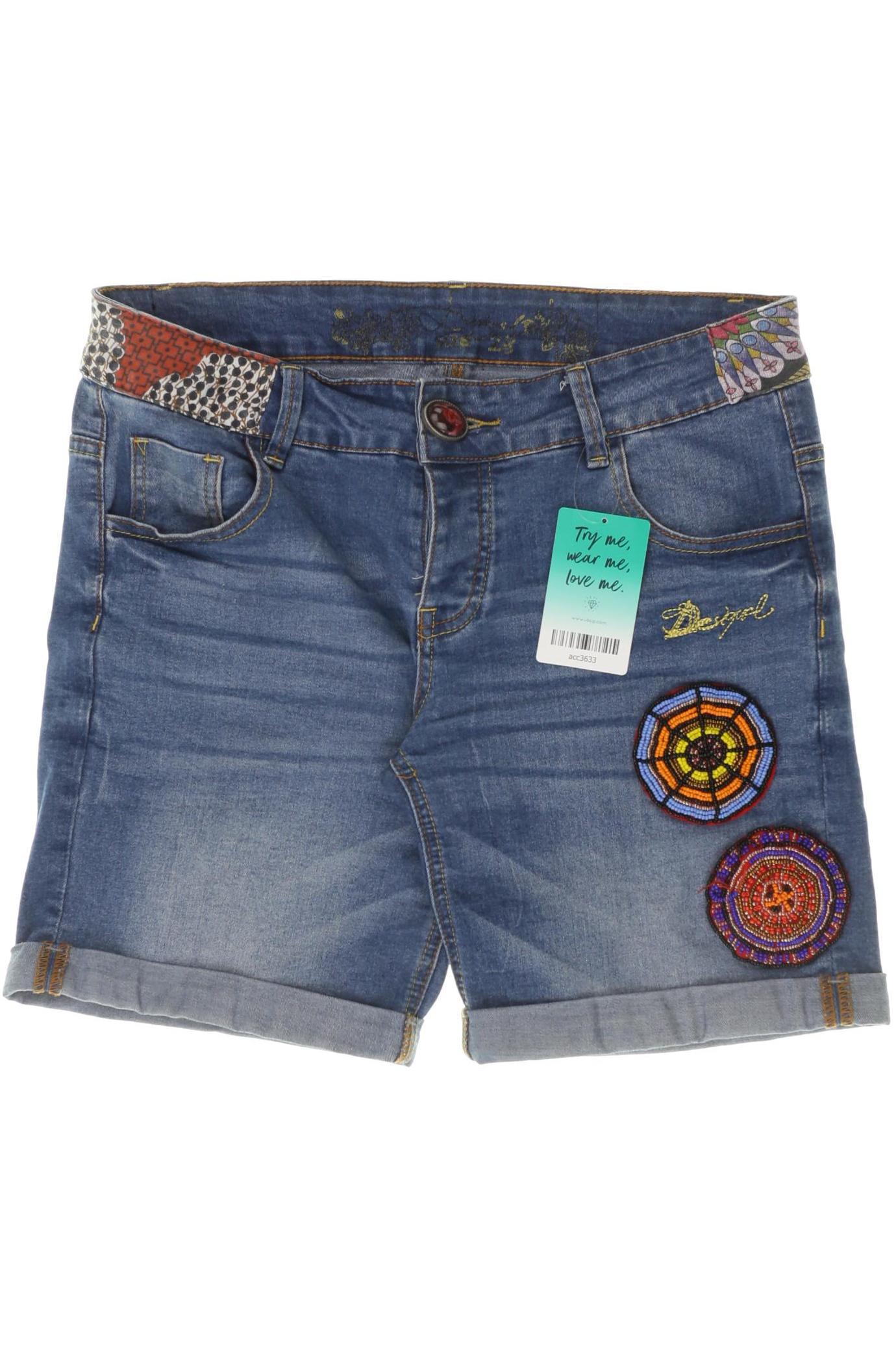 

Desigual Damen Shorts, blau, Gr. 28