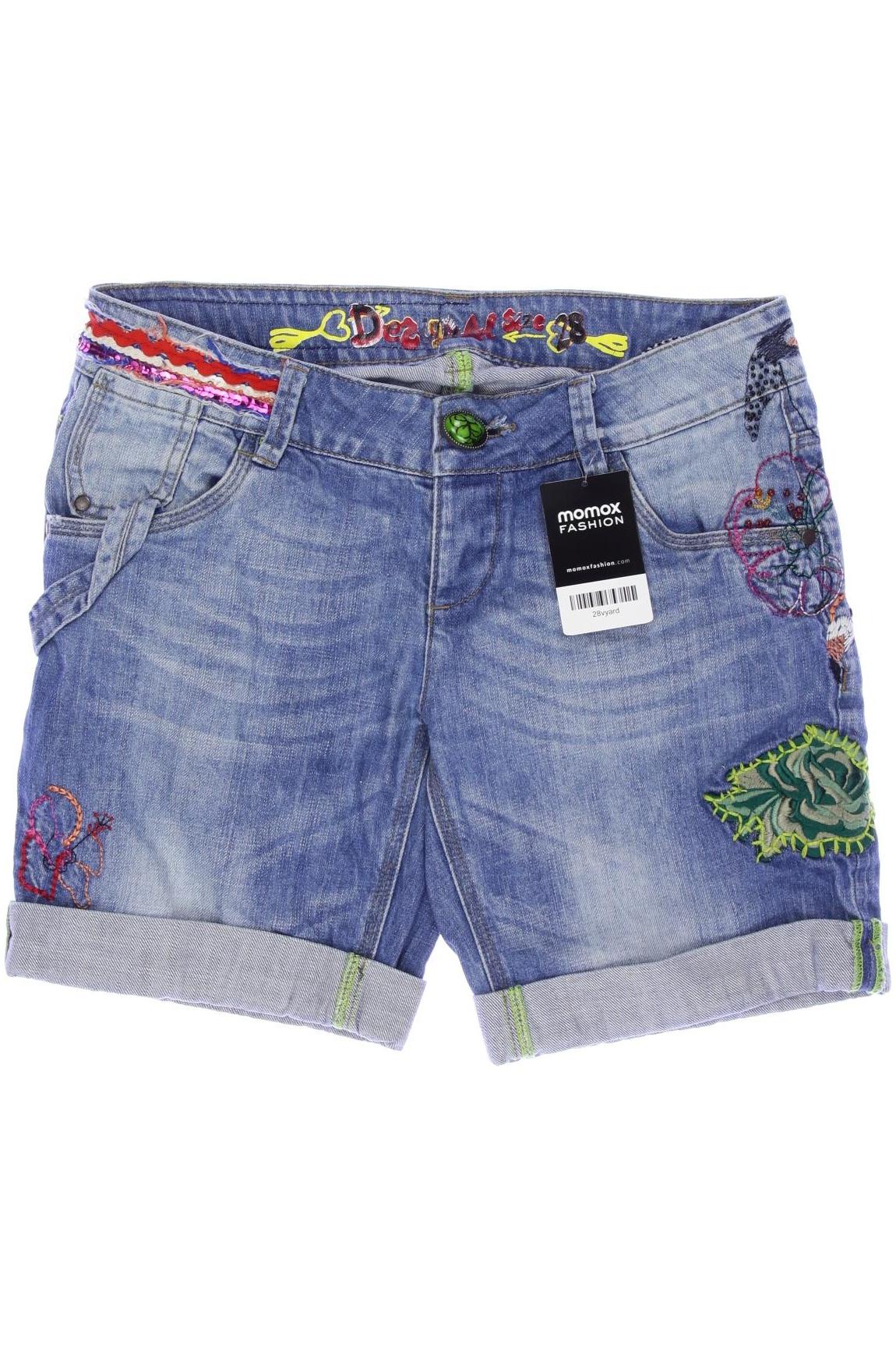 

Desigual Damen Shorts, blau, Gr. 28