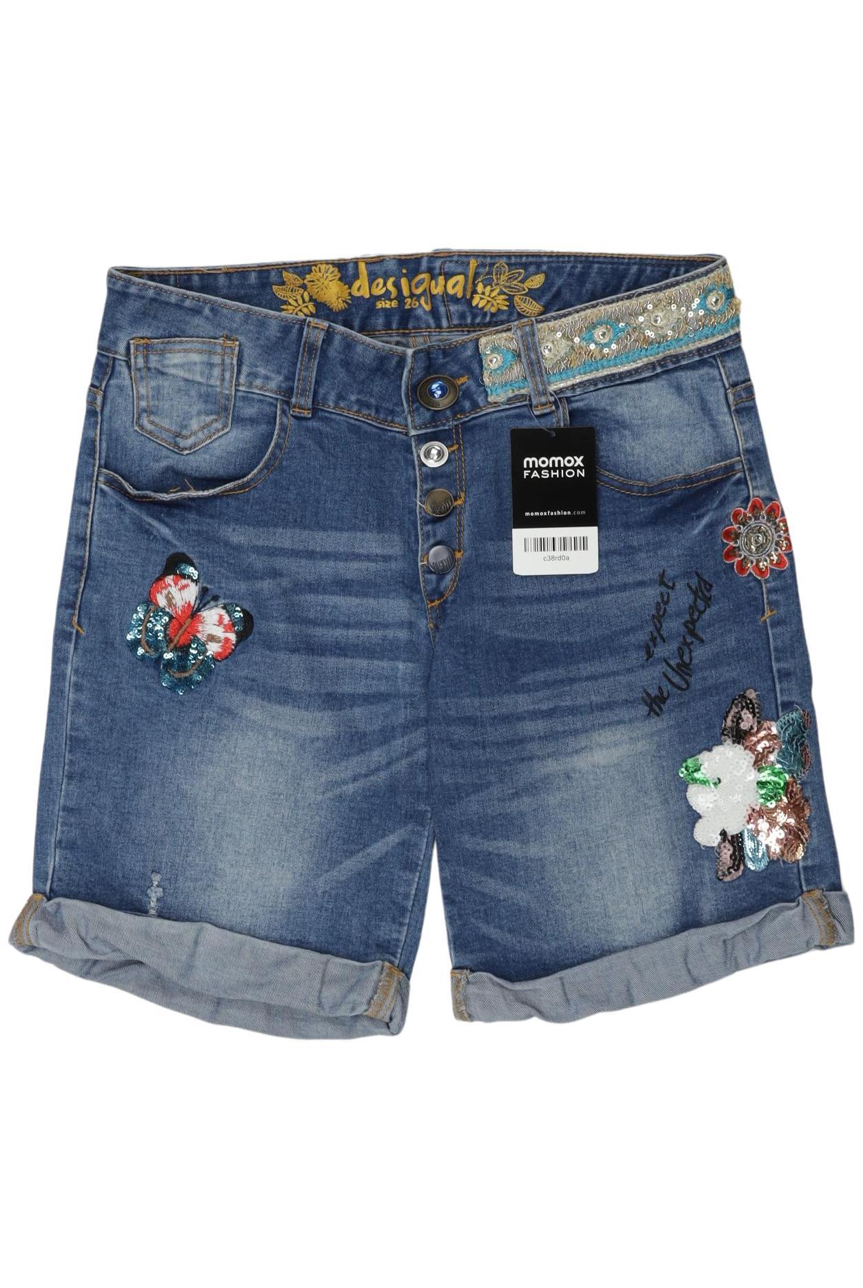 

Desigual Damen Shorts, blau, Gr. 26