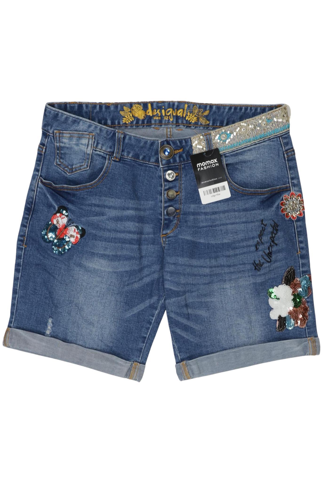 

Desigual Damen Shorts, blau, Gr. 32