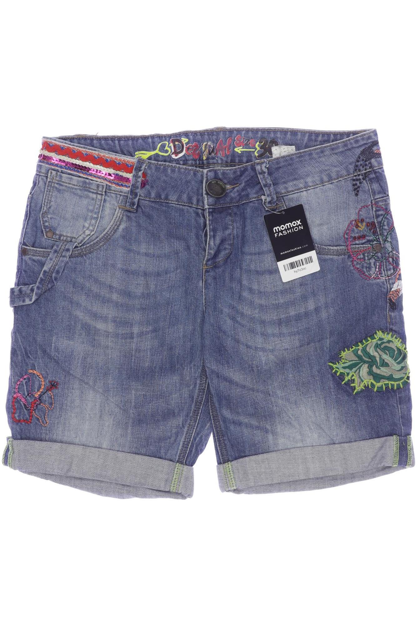 

Desigual Damen Shorts, blau, Gr. 30