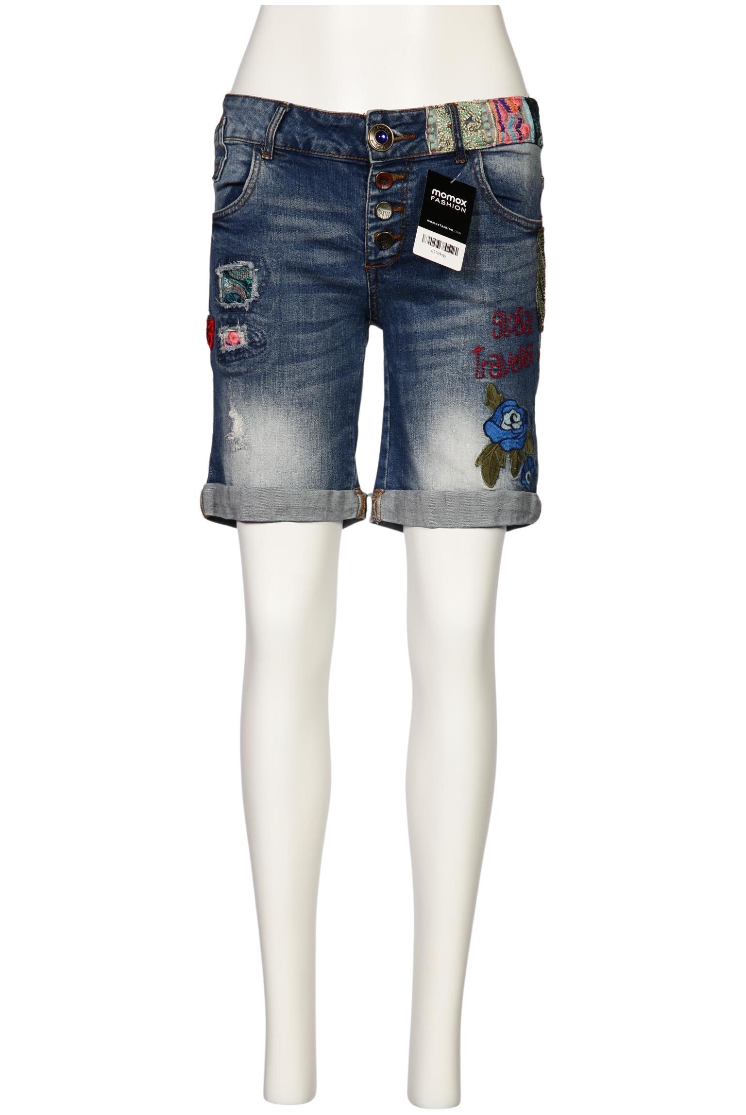 

Desigual Damen Shorts, blau, Gr. 26