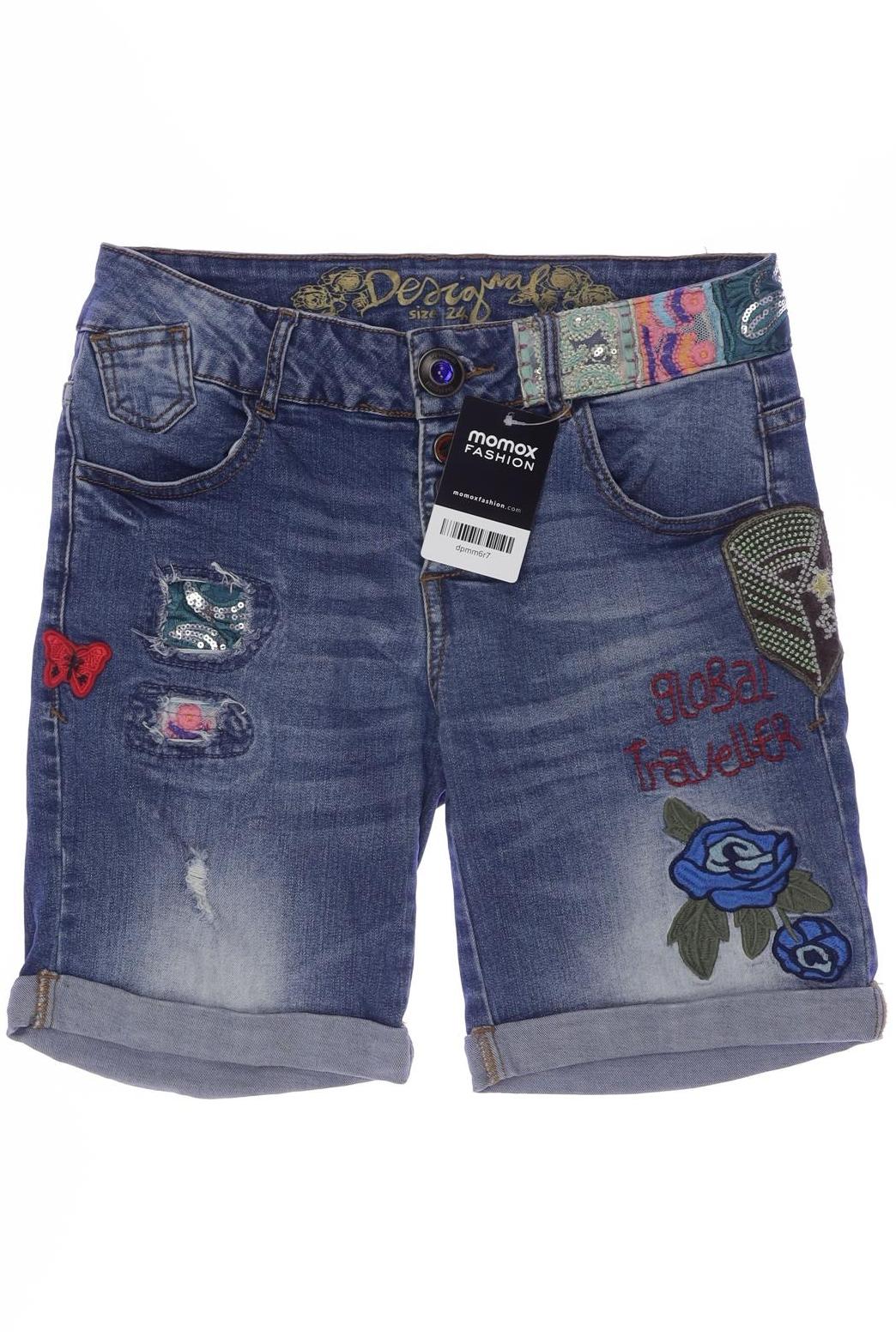 

Desigual Damen Shorts, marineblau, Gr. 24