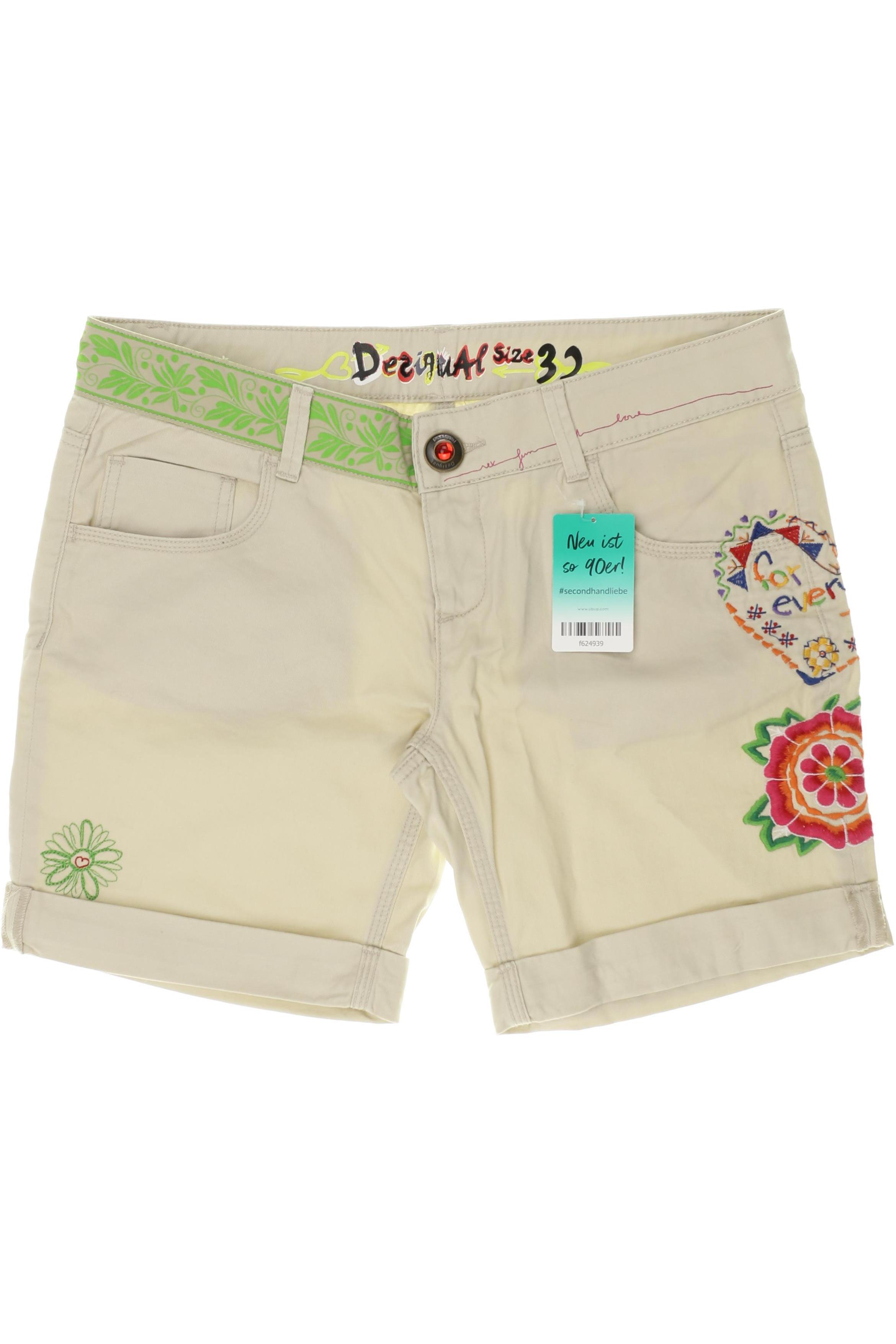 

Desigual Damen Shorts, beige, Gr. 32