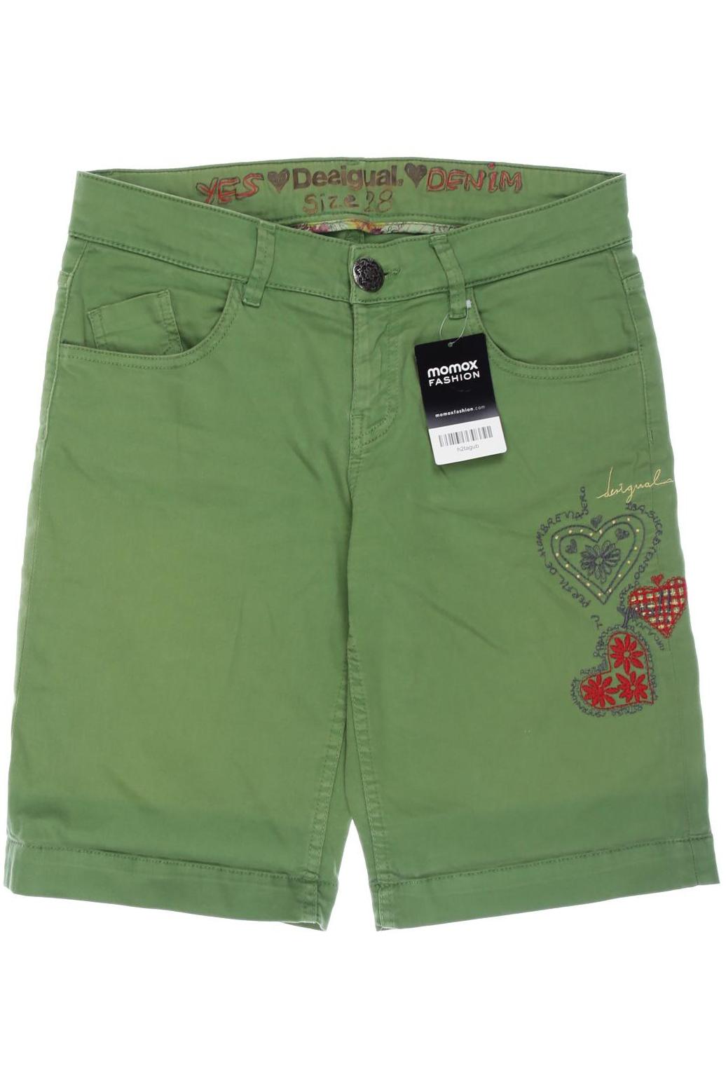 

Desigual Damen Shorts, grün, Gr. 38