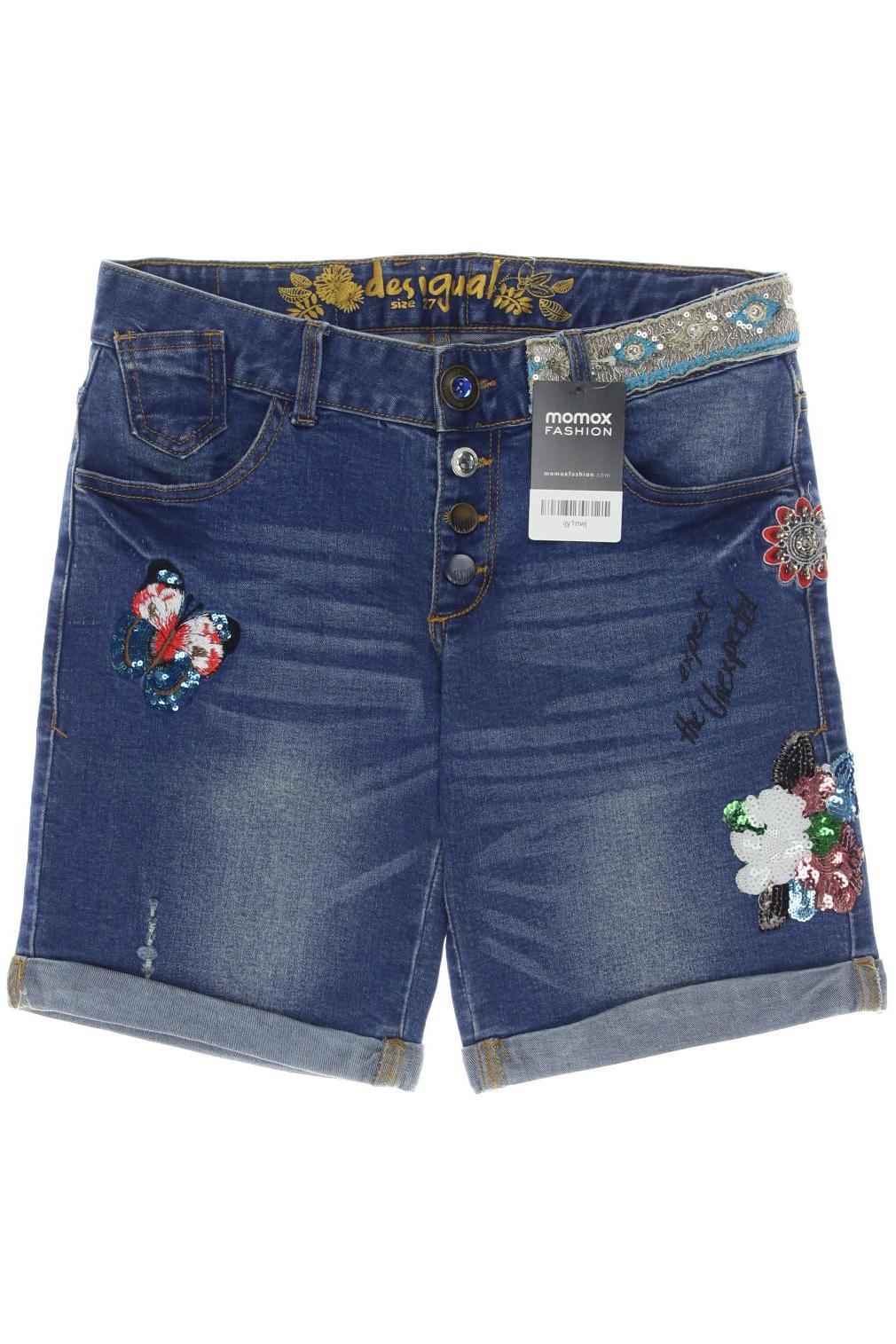 

Desigual Damen Shorts, blau, Gr. 27